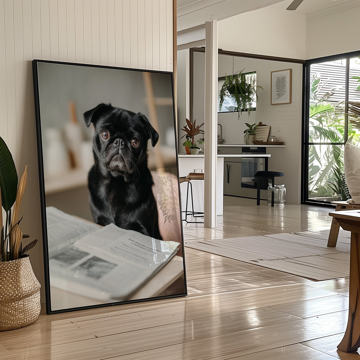 The Literary Companion: Pug's Morning Read