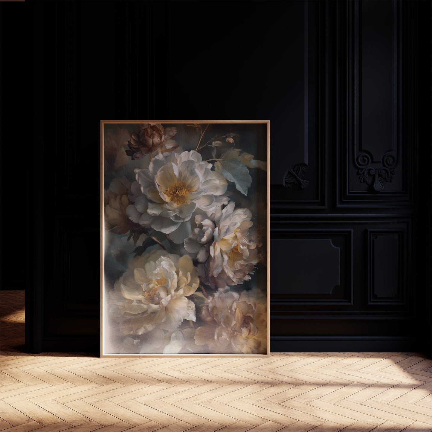 Ivory Petals Hold Golden Secrets