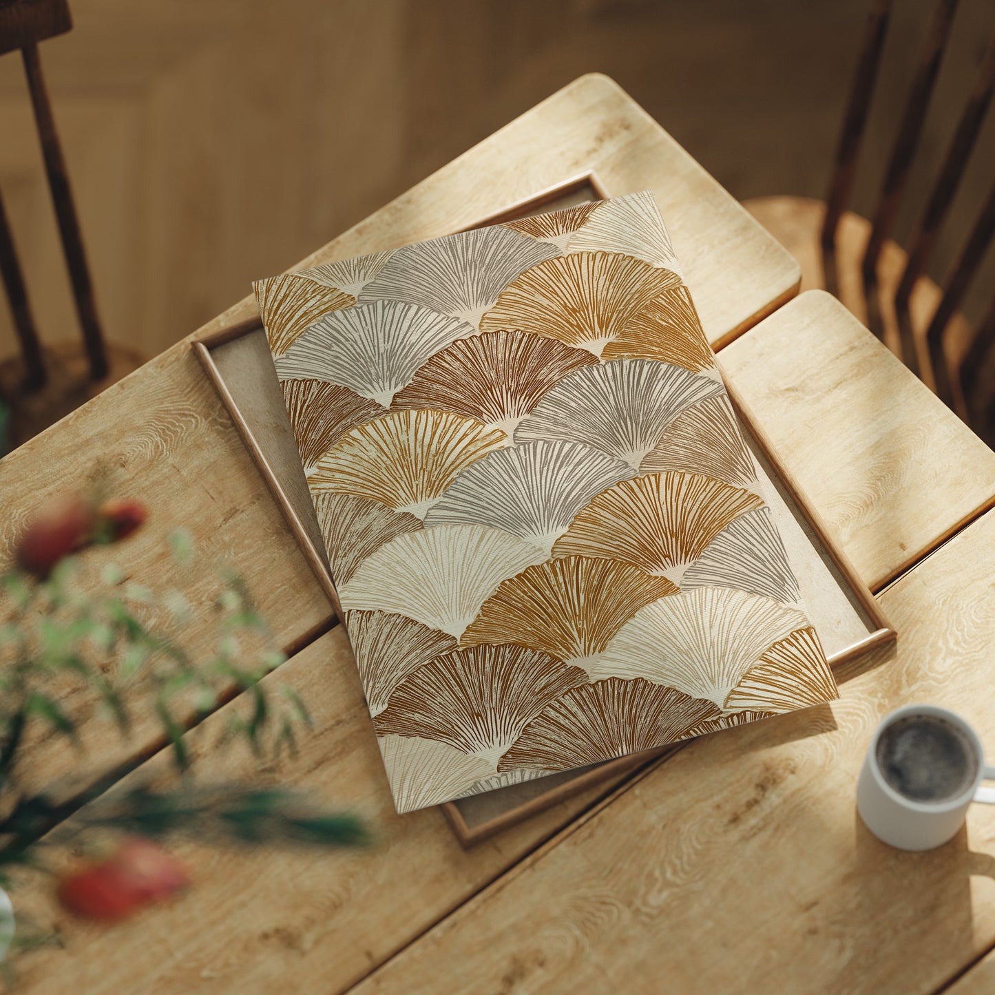 Golden Fans Unfold In Rhythm