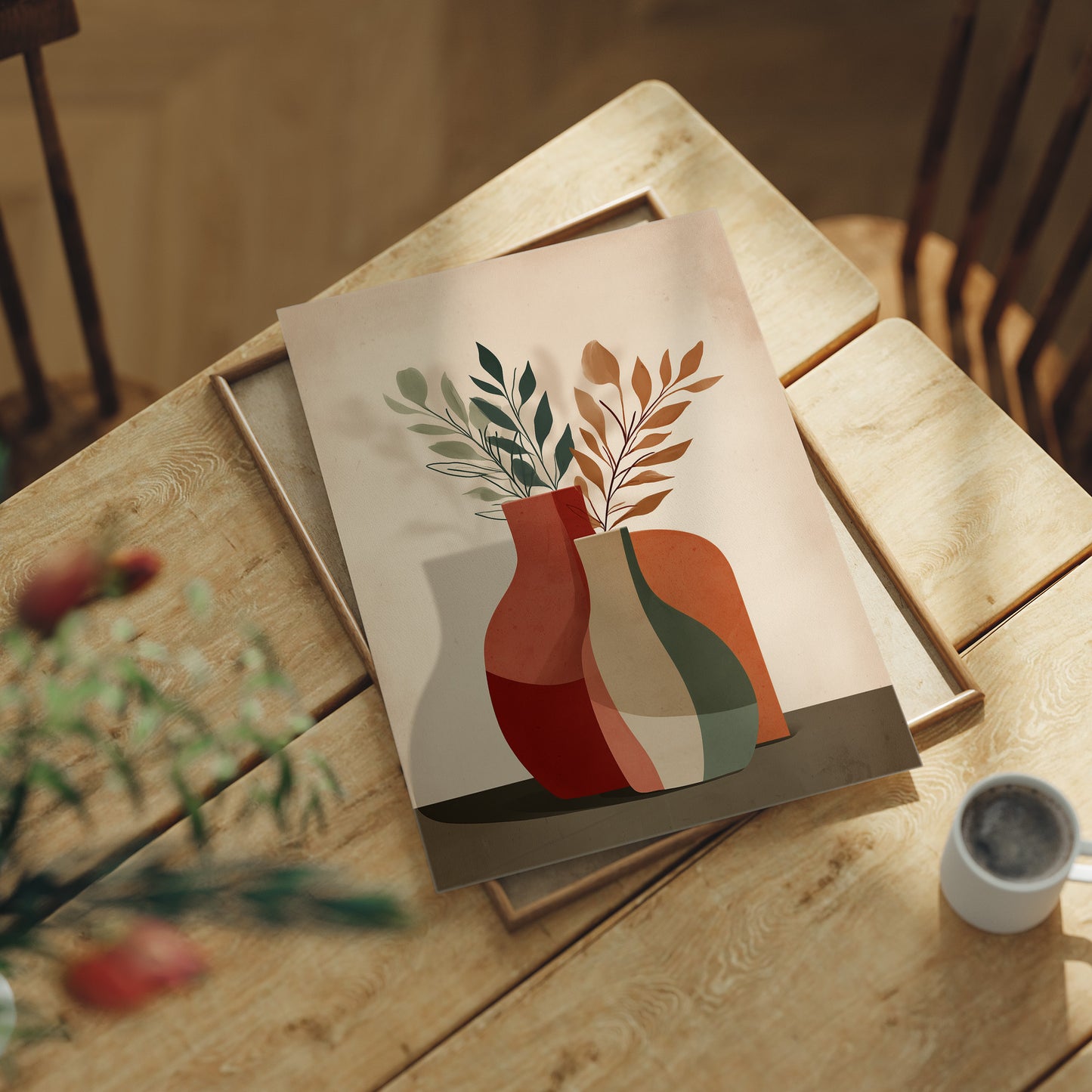 Three Vessels Hold November's Branches