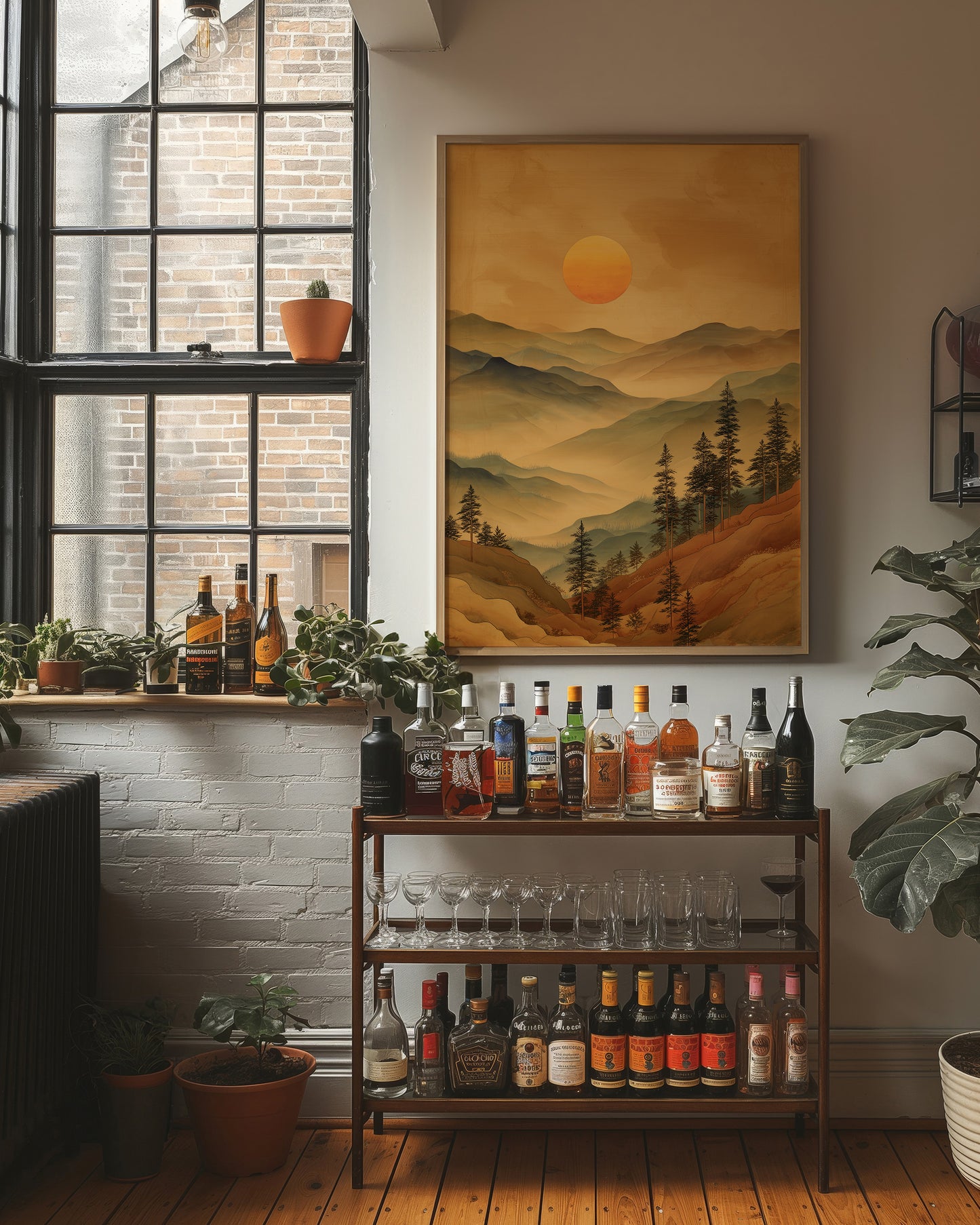 Sunset Pines Meet Urban Spirits