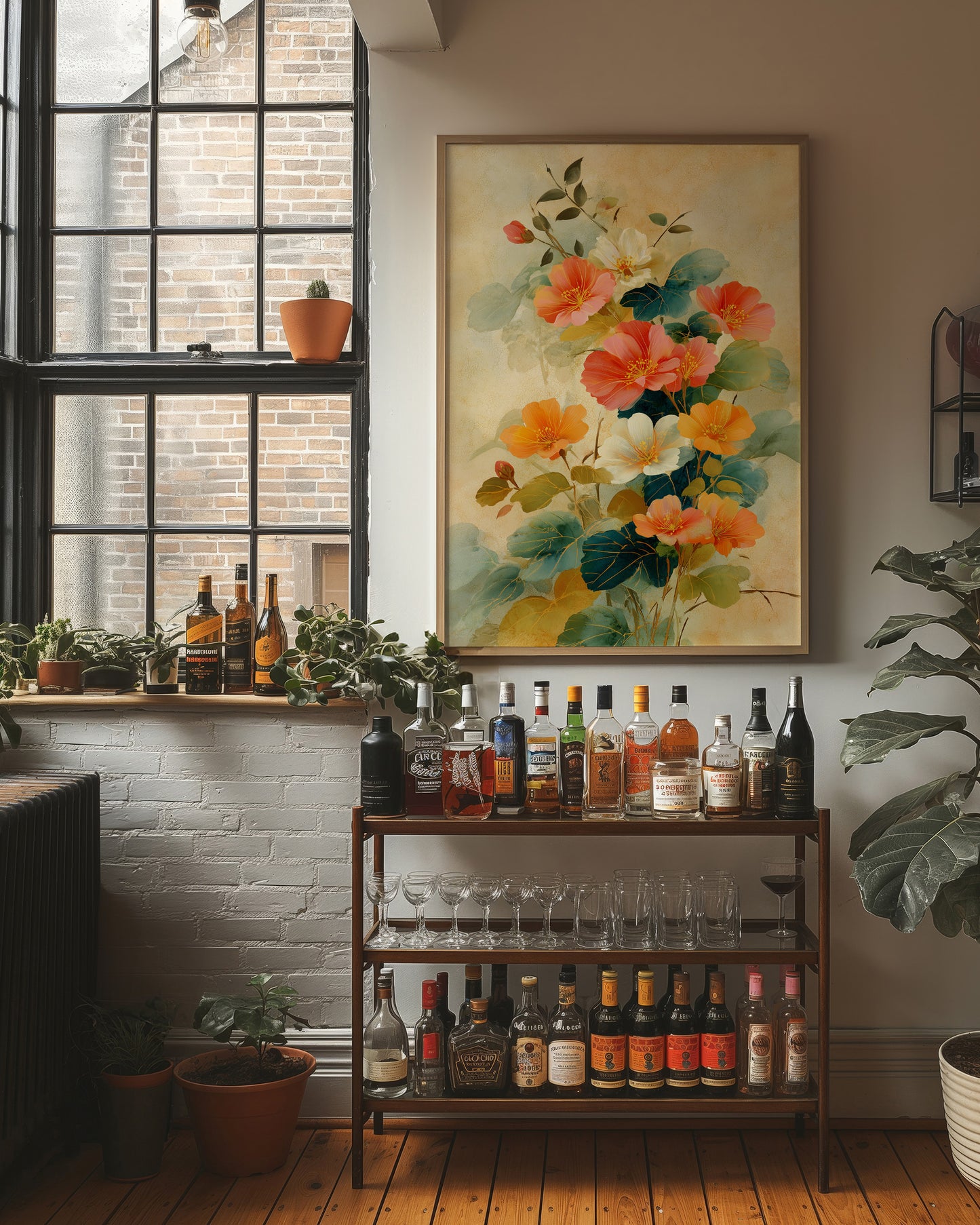 Coral Blooms Between Library Lines