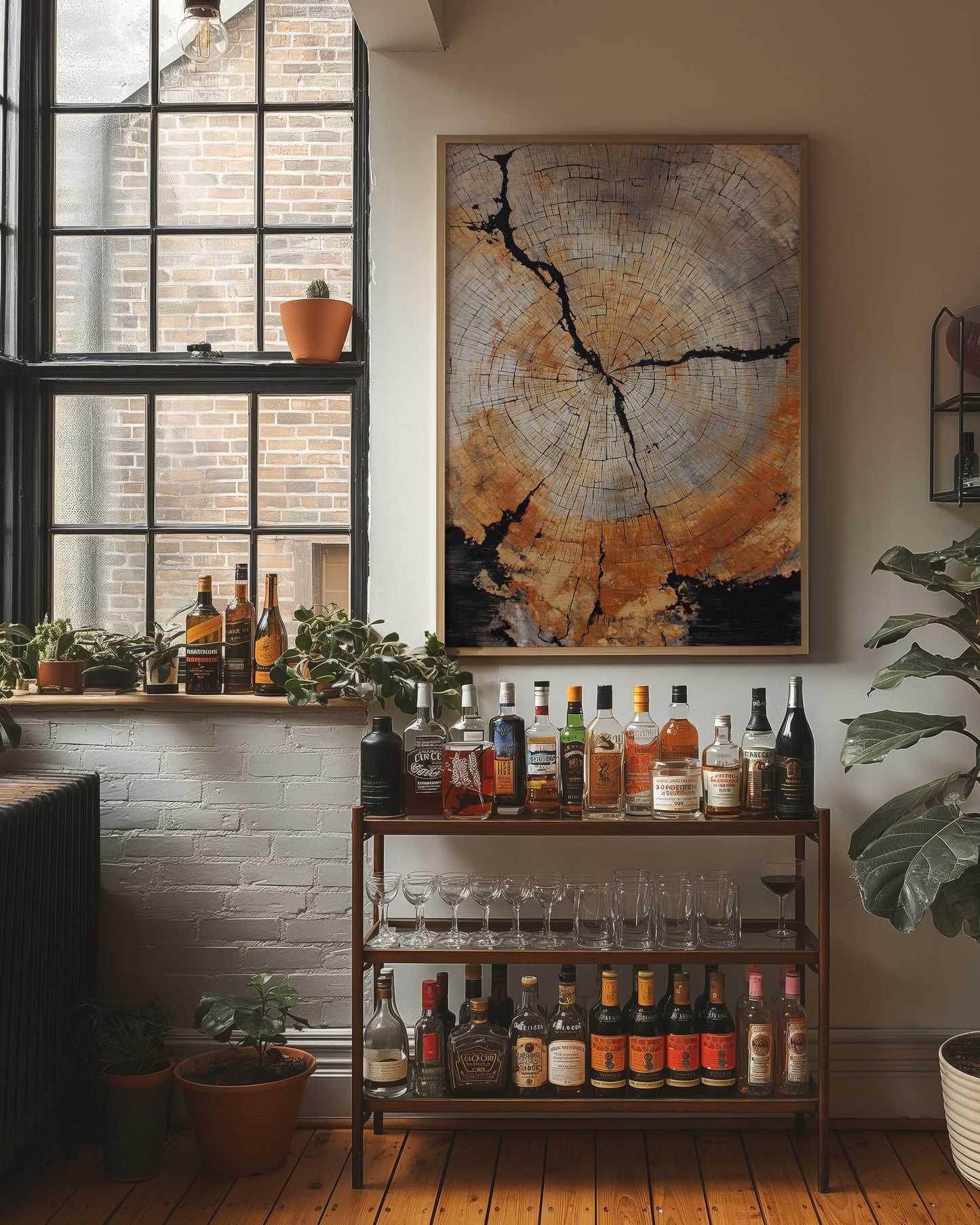 Time Circles Through Ancient Wood