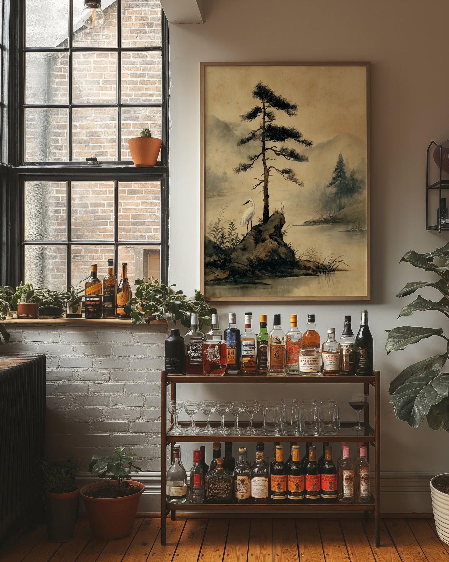 Lone Pine Guards Misty Waters