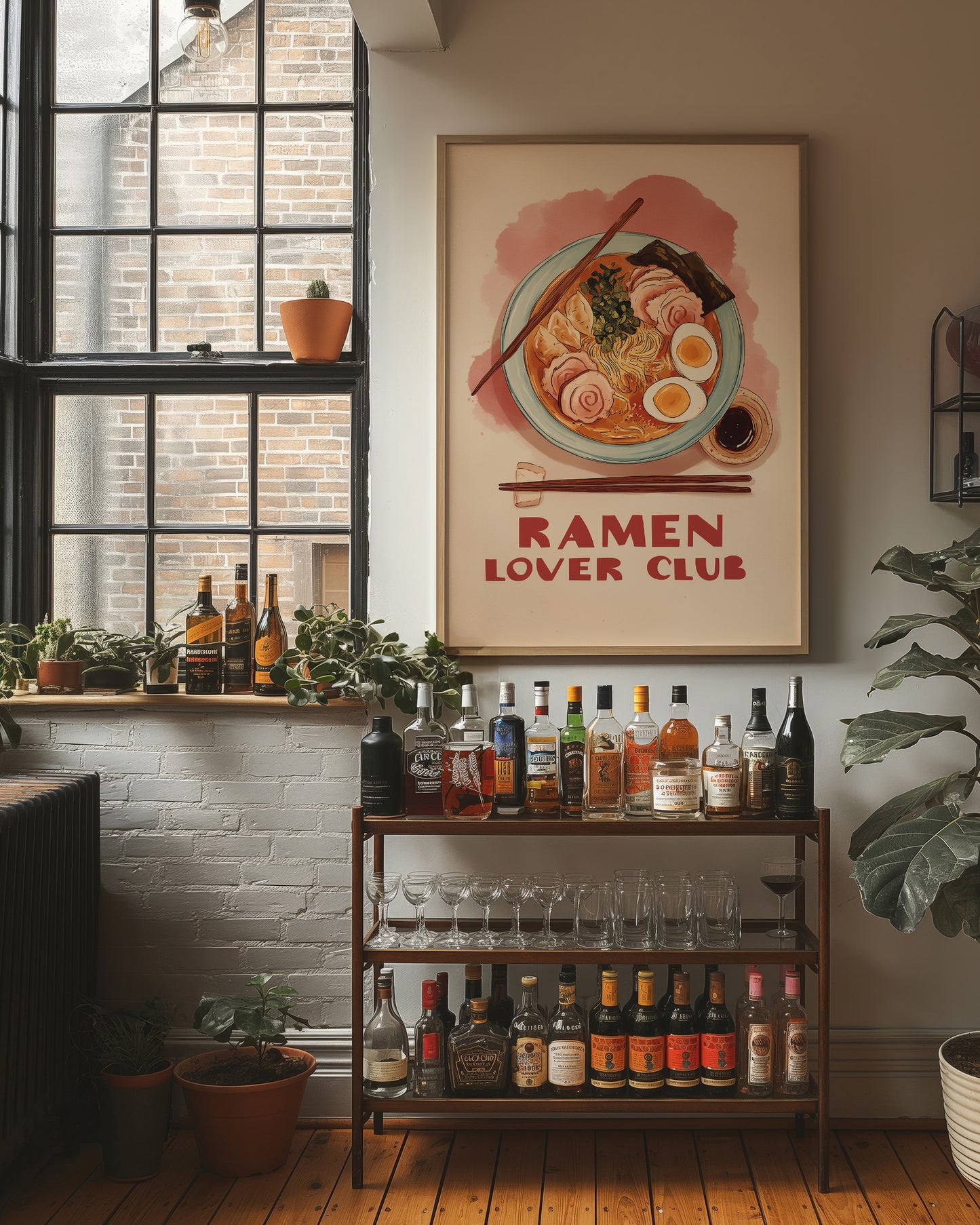 Noodles Dance In Coral Light