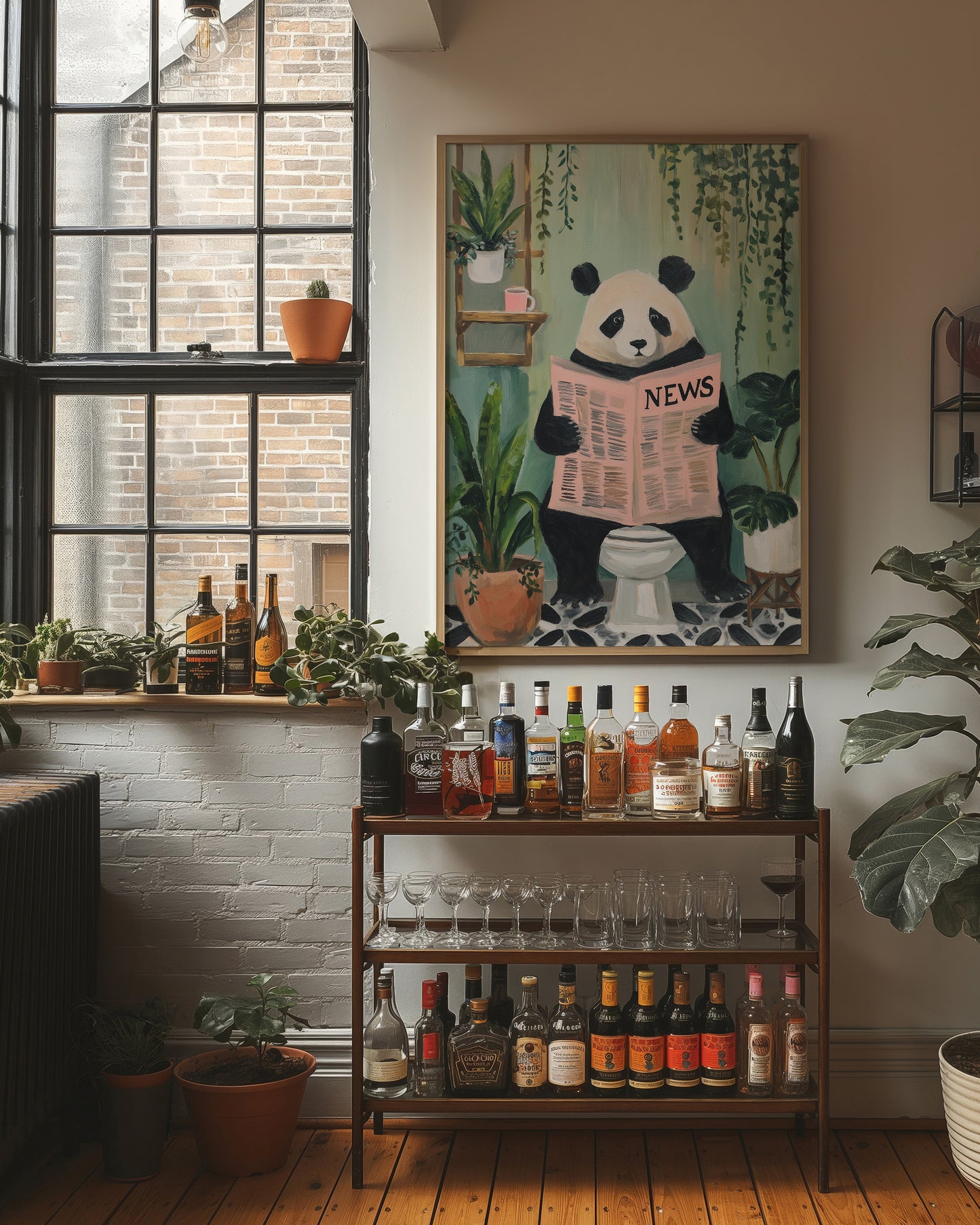 Panda's Morning Paper In Paradise