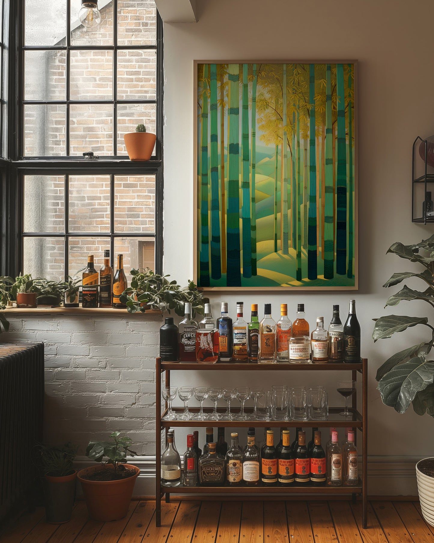 Bamboo Forest Leads To Dawn