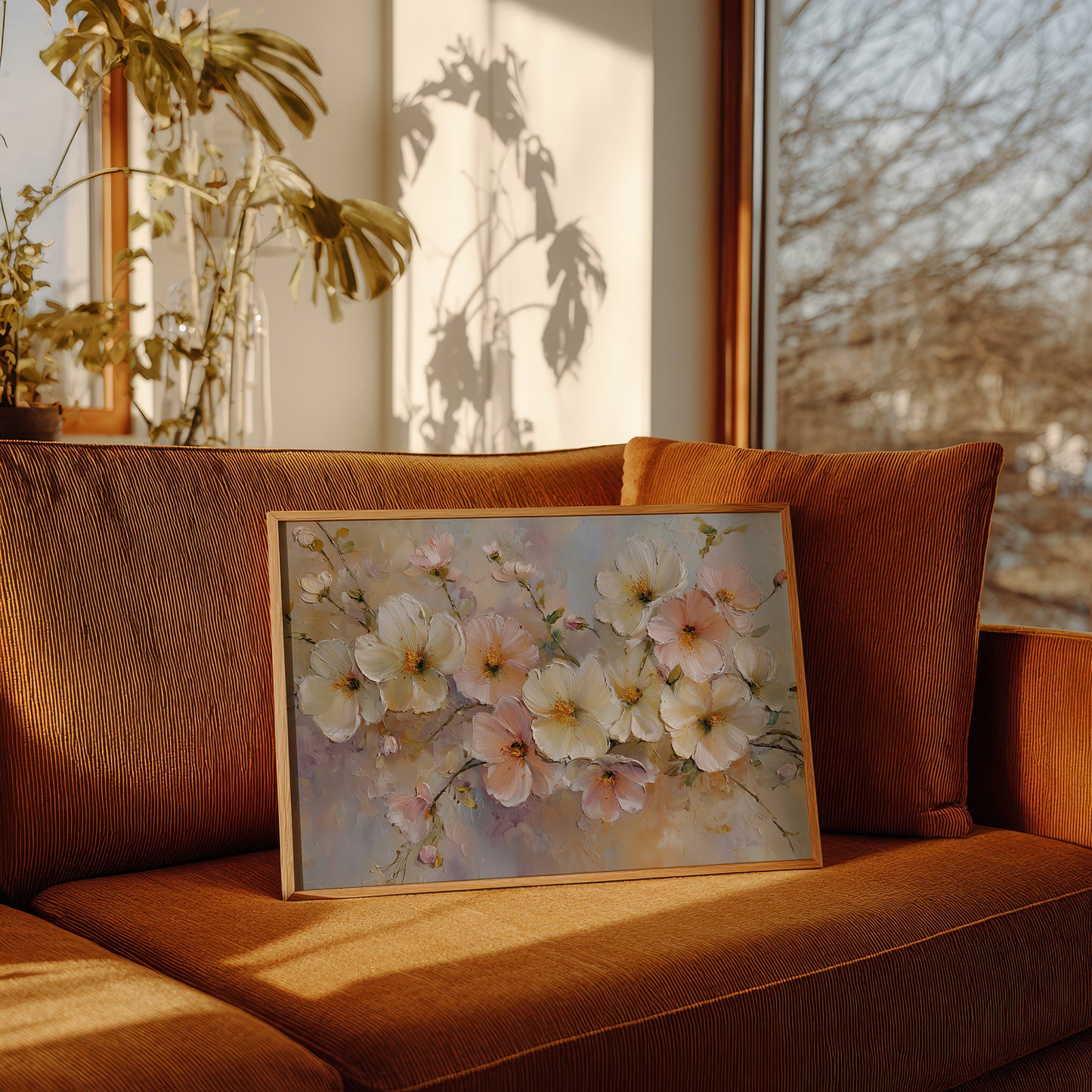 Blush Petals Catch Morning Light