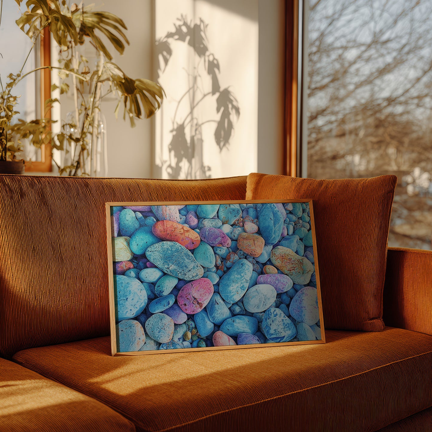 River Stones Paint Summer's Memory