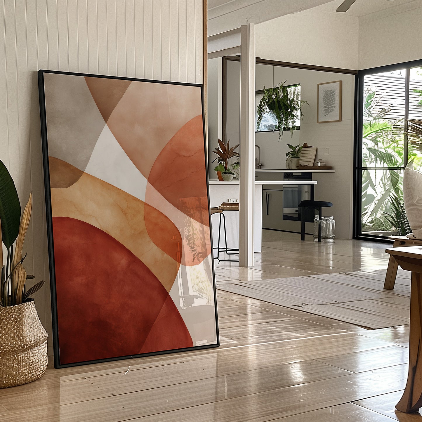 Terracotta Curves Meet City Light