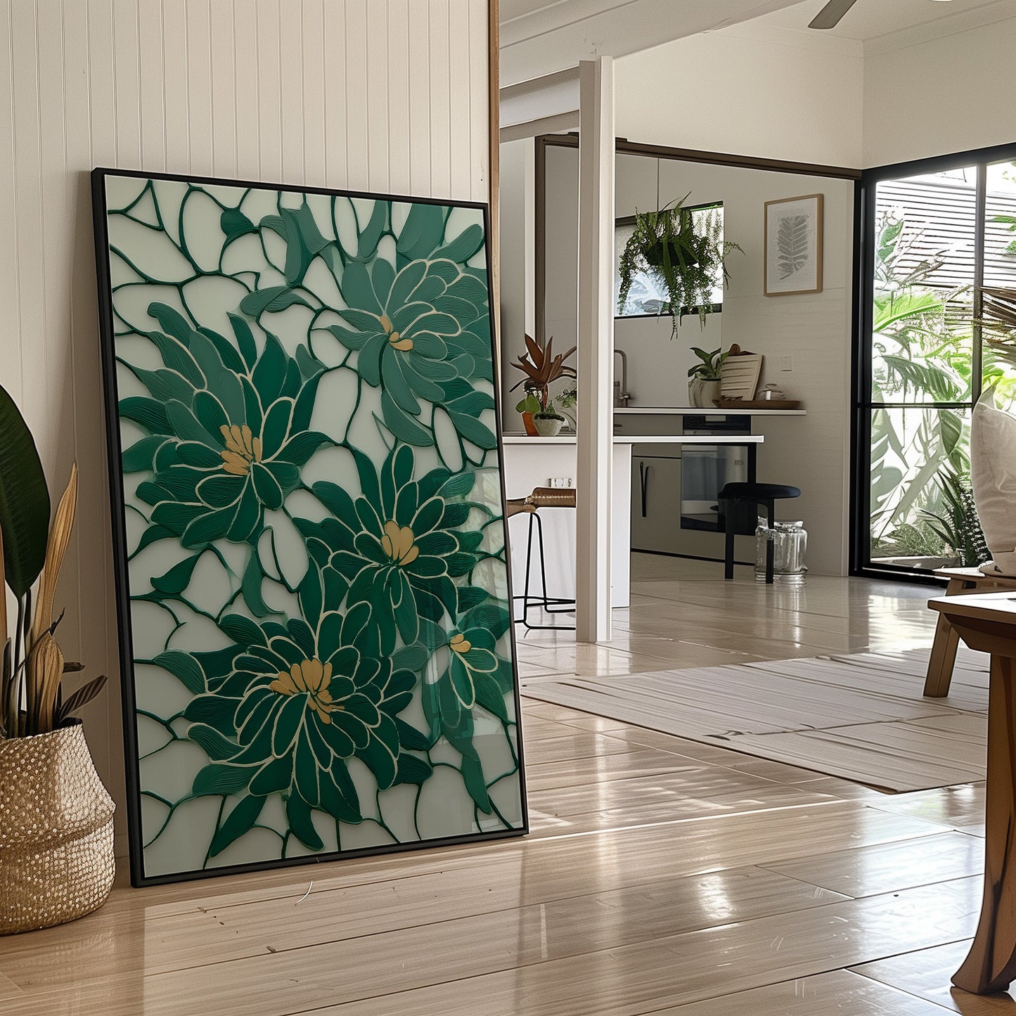 Jade Petals Dance In Morning Light