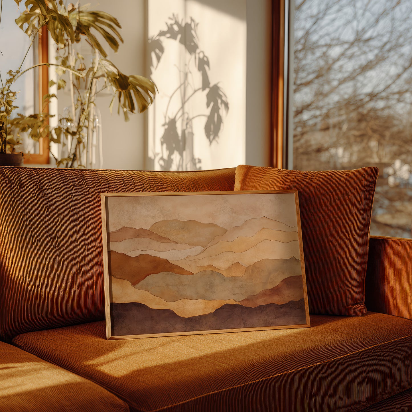 Mountains Flow Like Honey Light