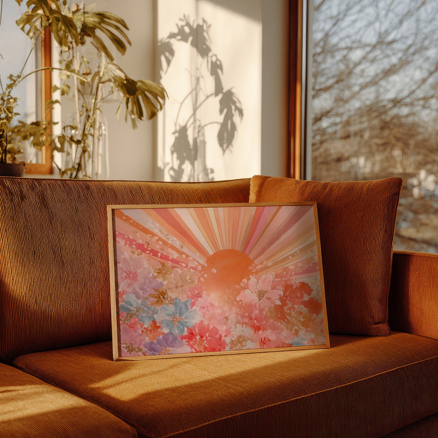 Morning Glory Blossoms Chase Sunbeams