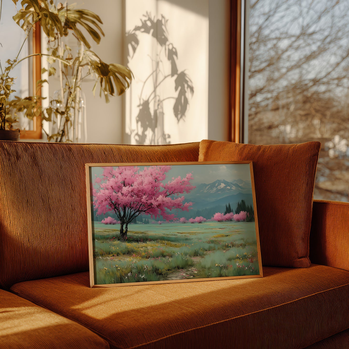 Cherry Blossoms Paint Mountain Stories