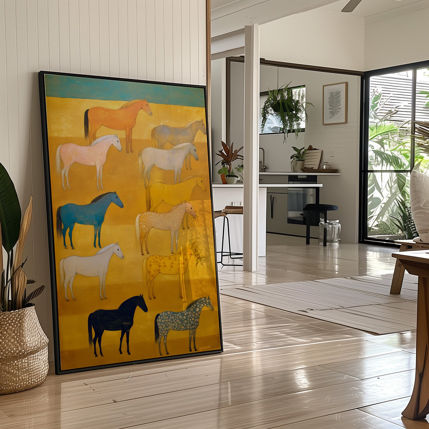 Wild Horses Meet The Golden Hour