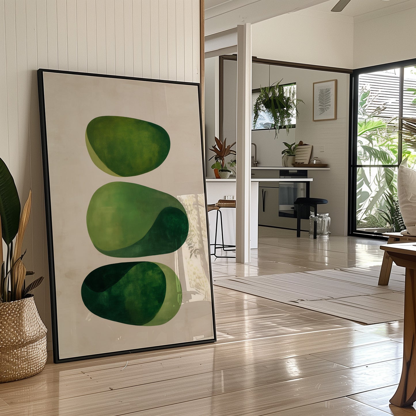 Green Stones Dance In Morning Light
