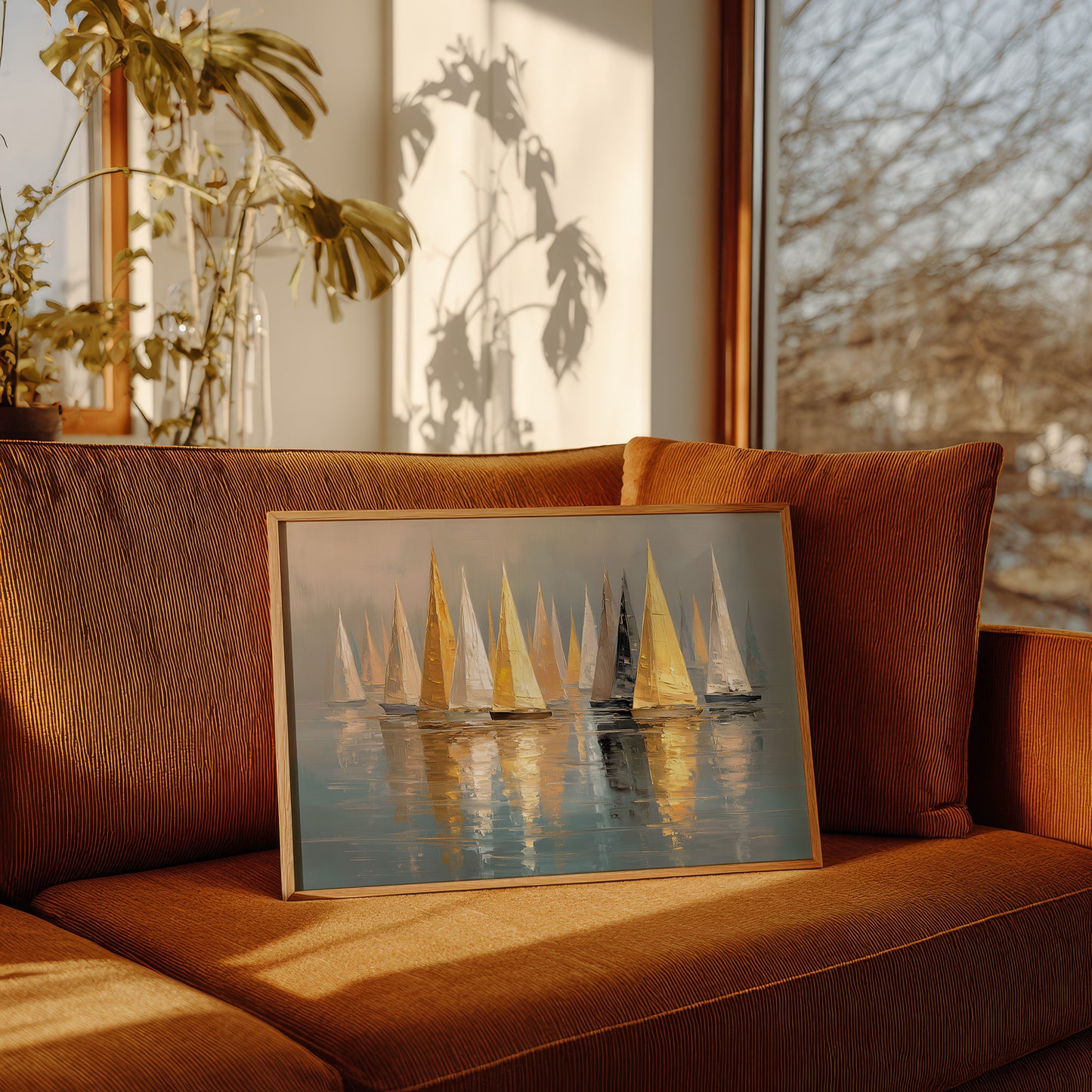 Golden Sails Dance At Dawn