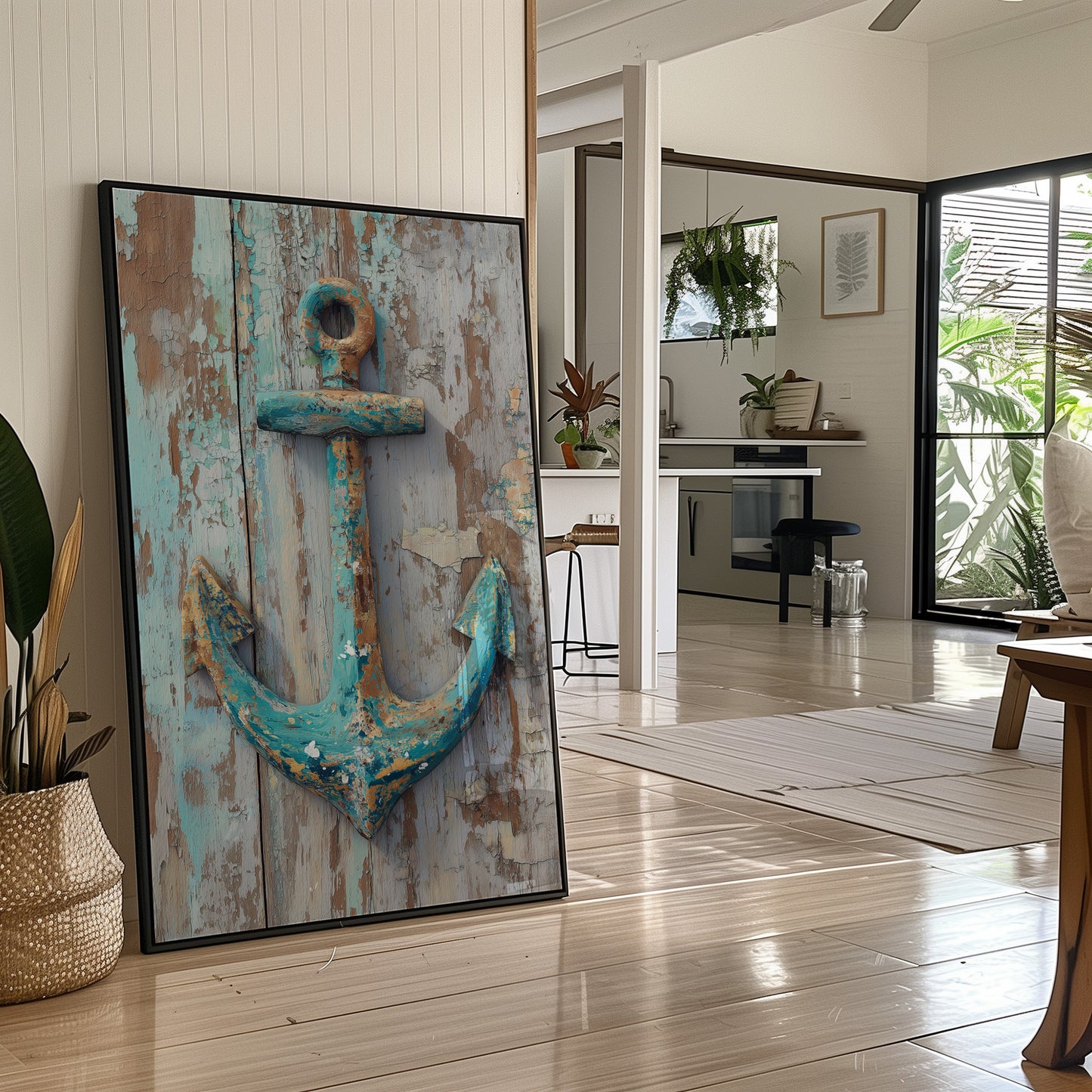 Weathered Anchor Tells Coastal Tales