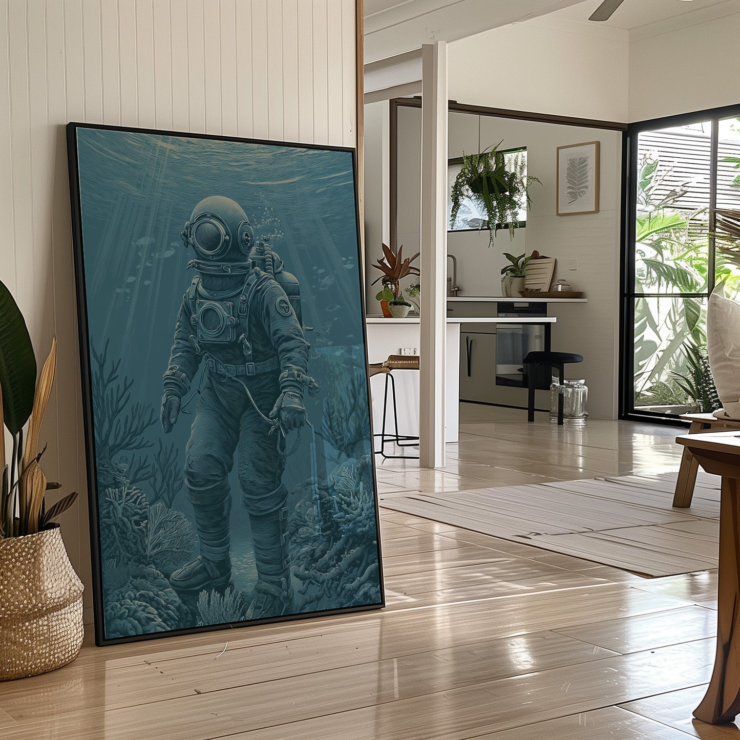 Deep Explorer Among Coral Seas