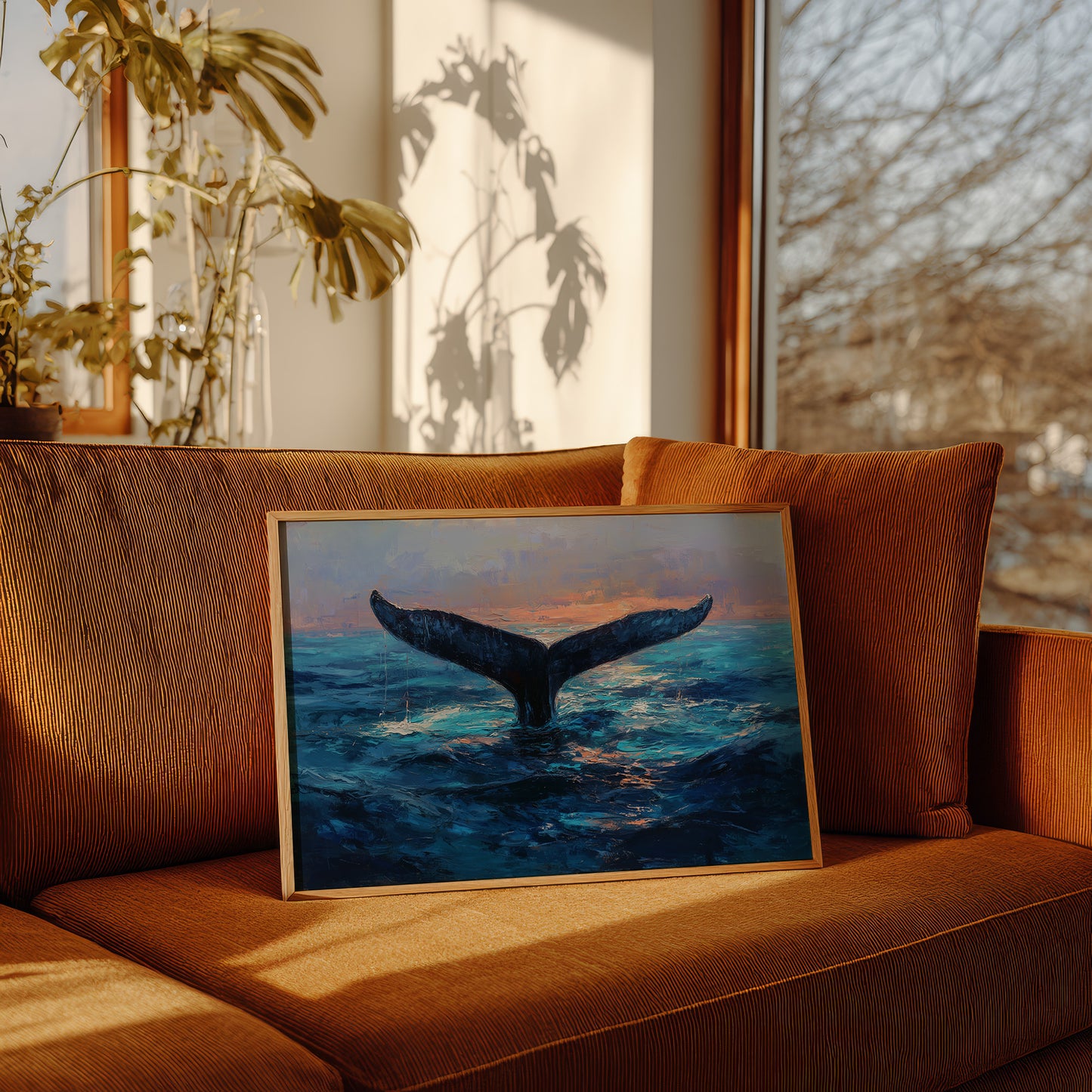 Ocean Giants Beneath Sunset Skies