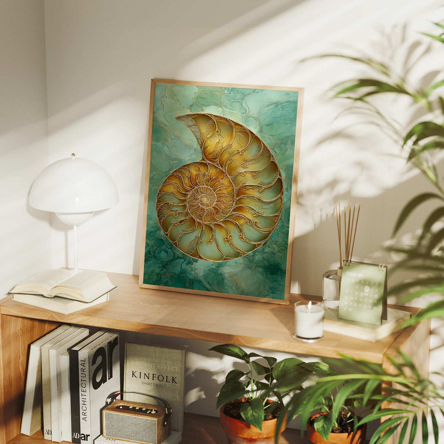 Golden Nautilus Whispers Timeless Secrets