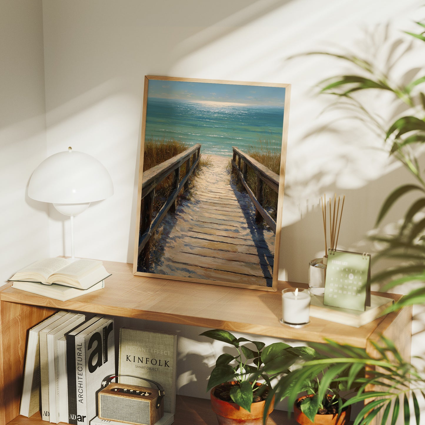 Shoreline Passage Beckons Horizon