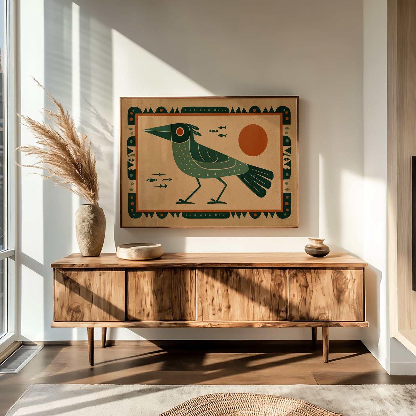 Emerald Watcher Guards Ancient Waters