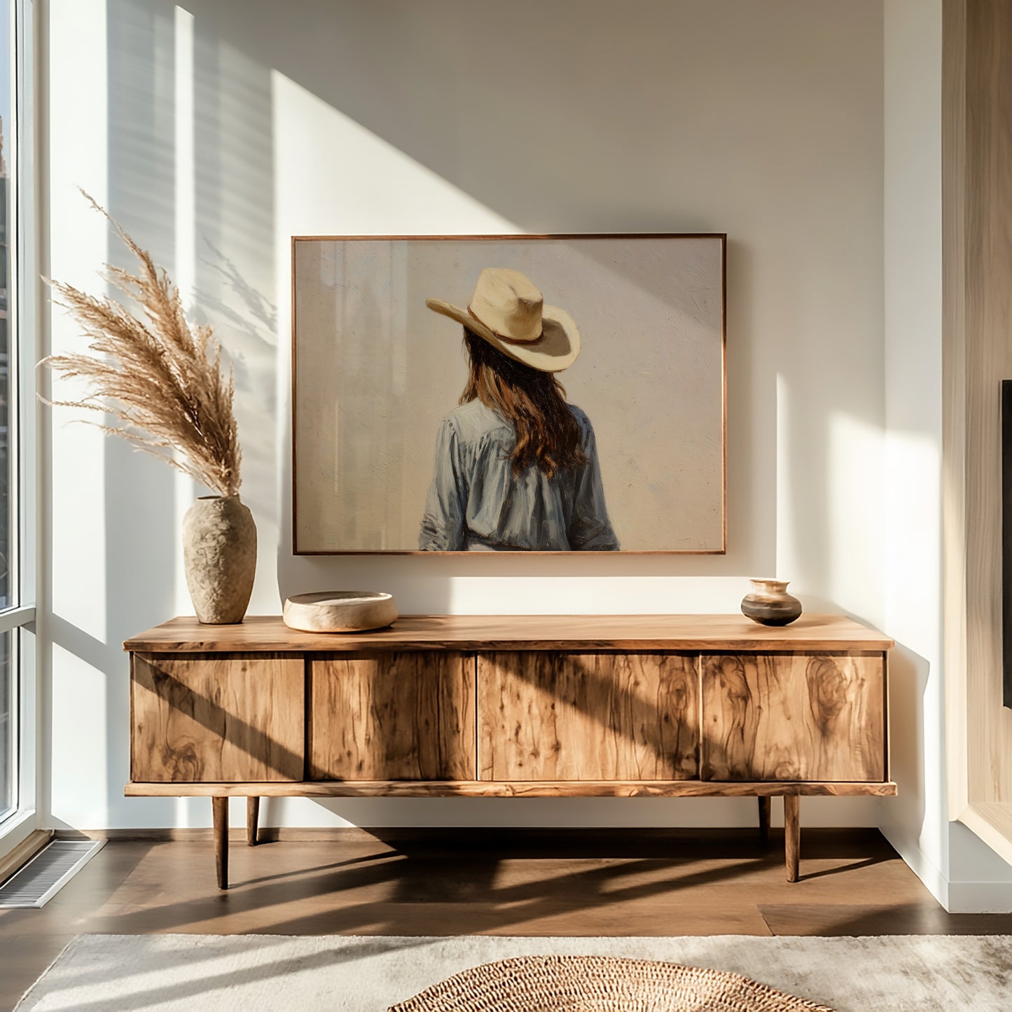 Western Solitude Painted in Cream