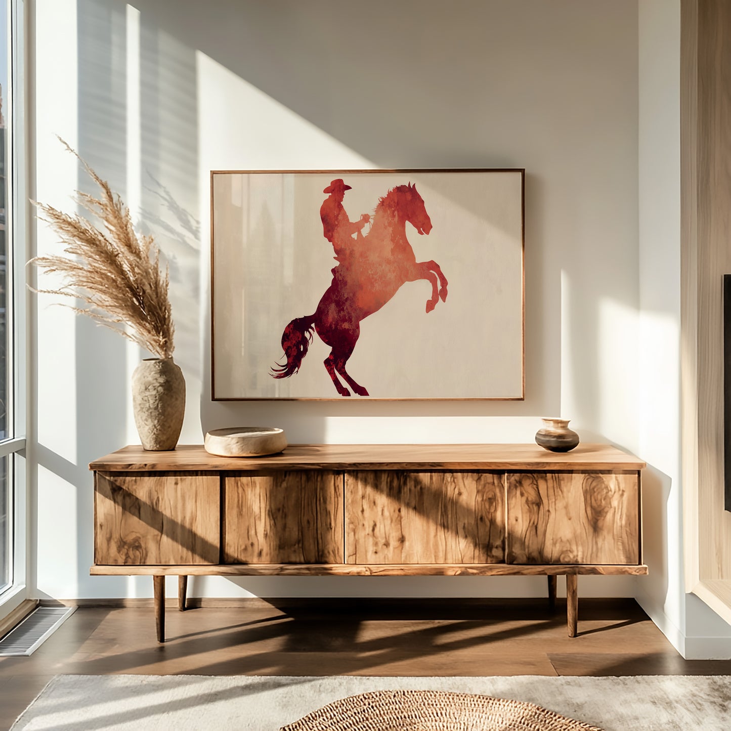 Crimson Silhouette: Untamed Spirit