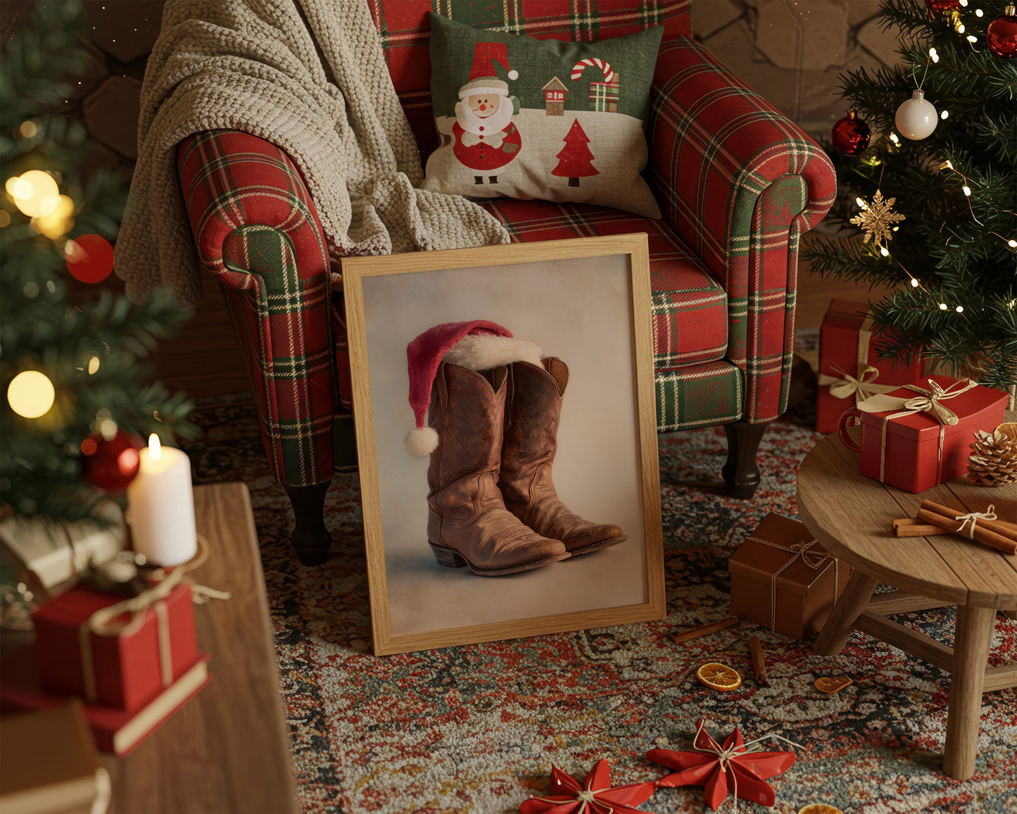 Western Holiday: Cowboy Boots Meet Christmas Spirit