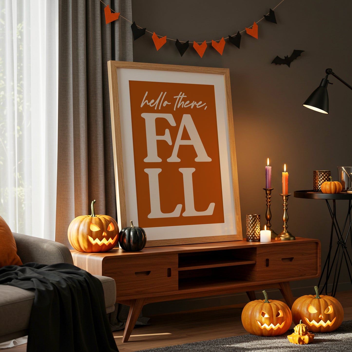Autumn Greetings In Bold Letters