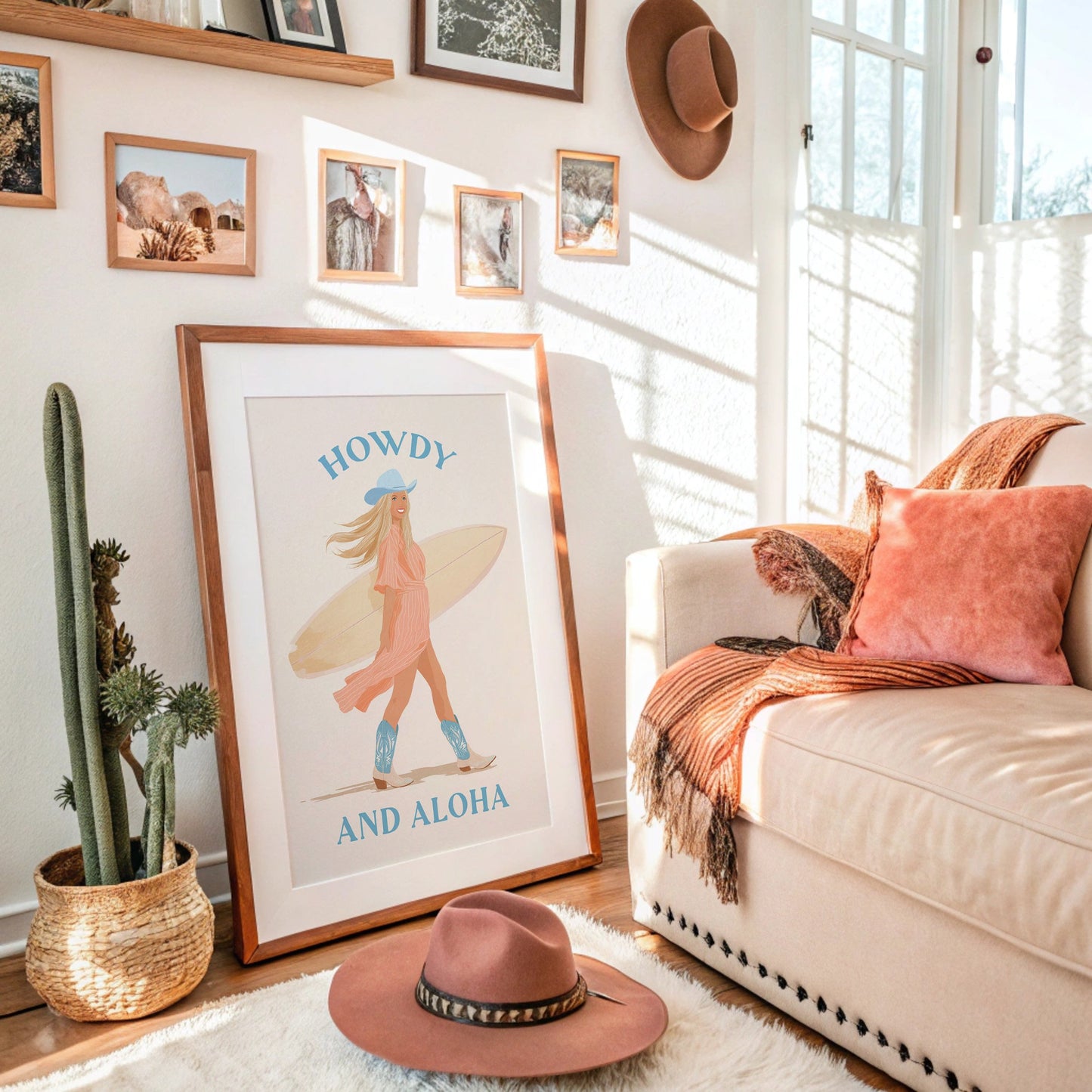 Cowgirl Waves Meet Sandy Shores