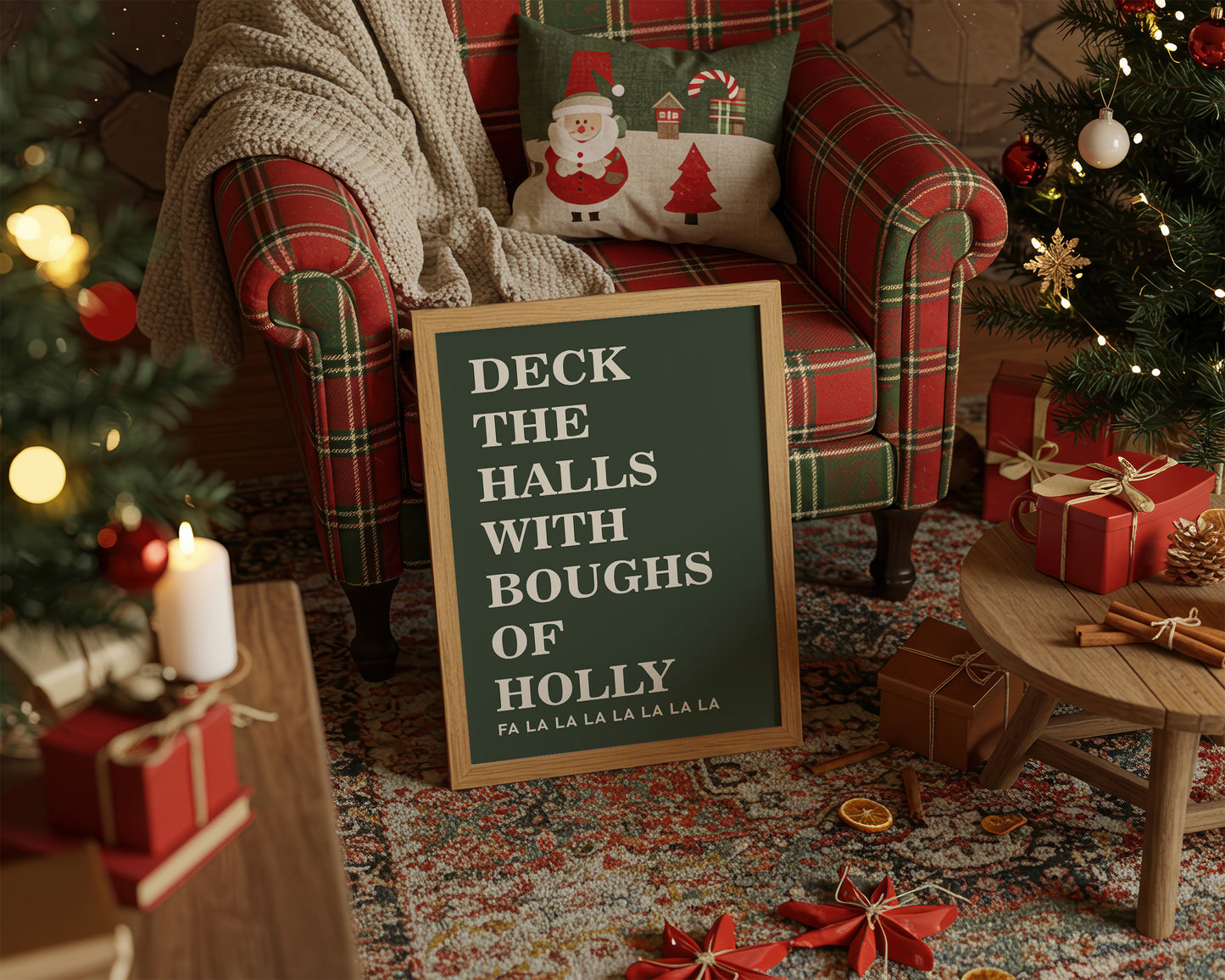 Yuletide Lyrics In Forest Green