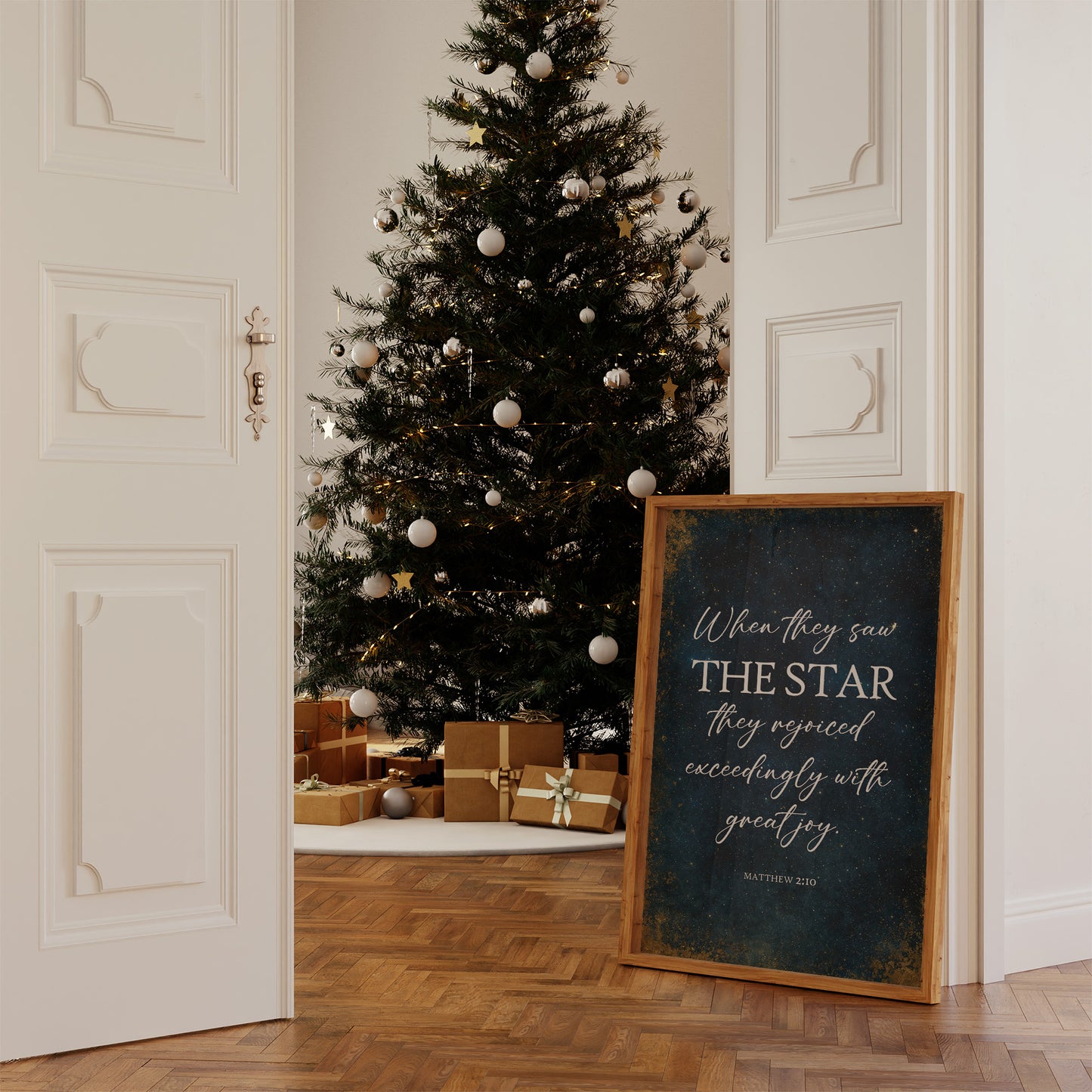 Starlit Words In Winter Glow
