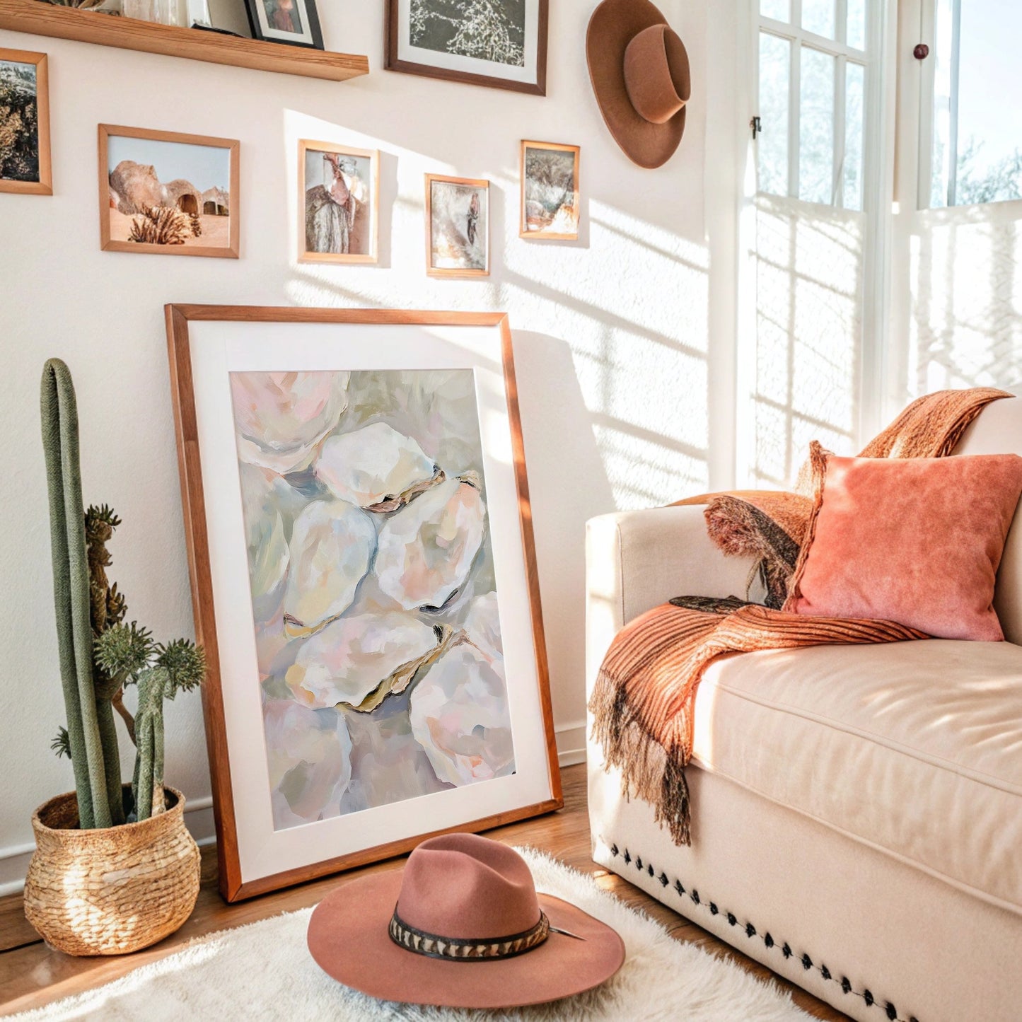 Blush Petals Meet Ranch Charm
