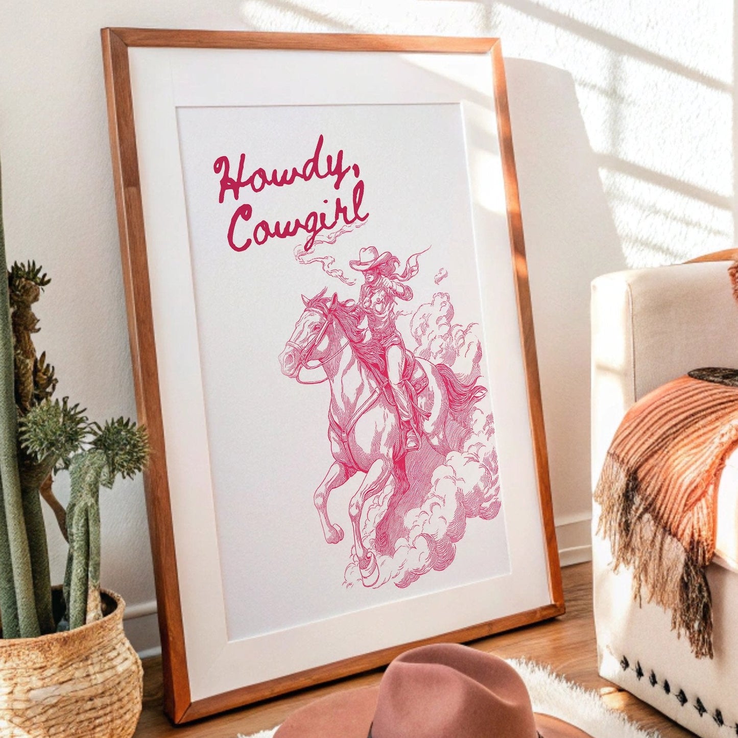 Pink Dust On Frontier Trails