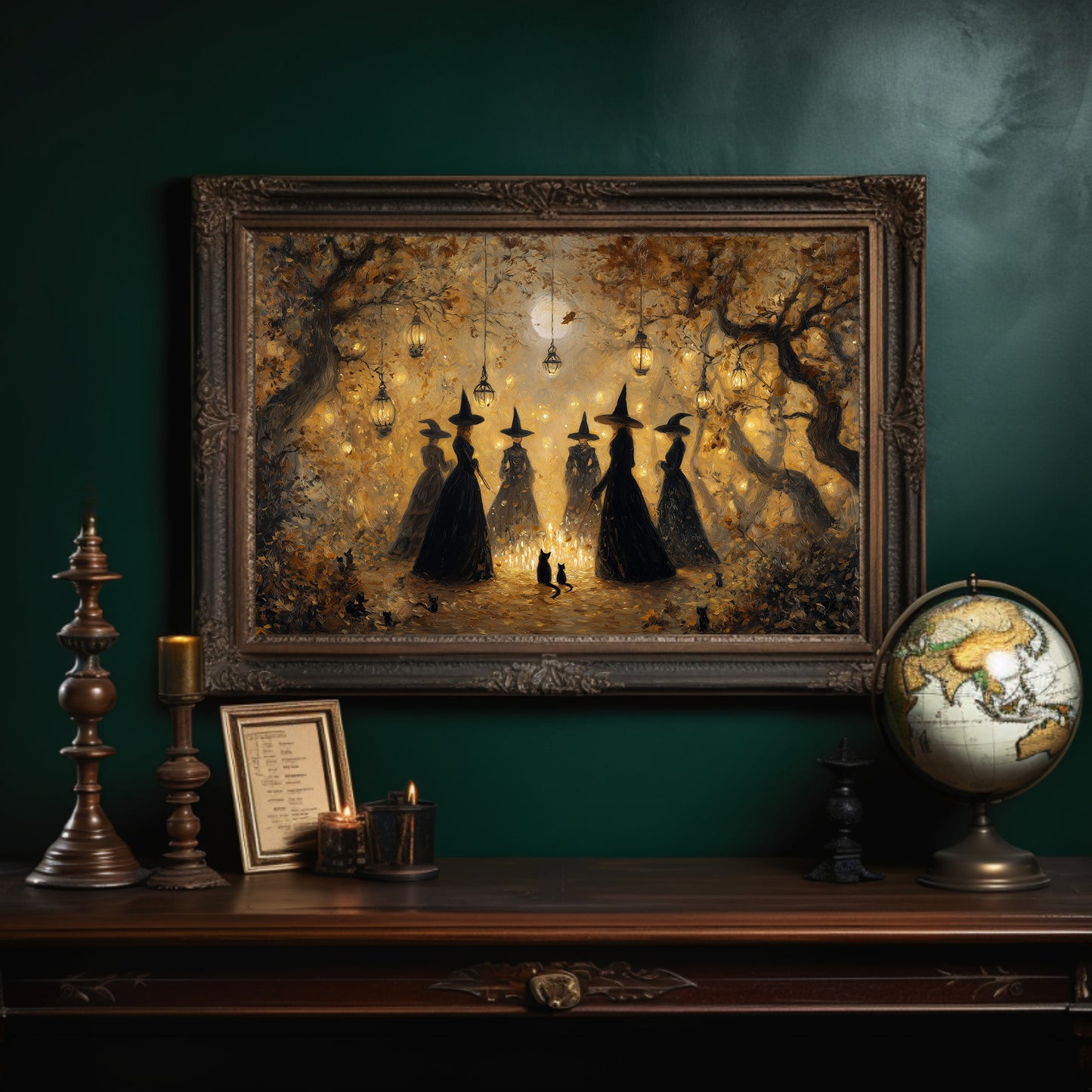 Autumn Coven Gathers At Twilight