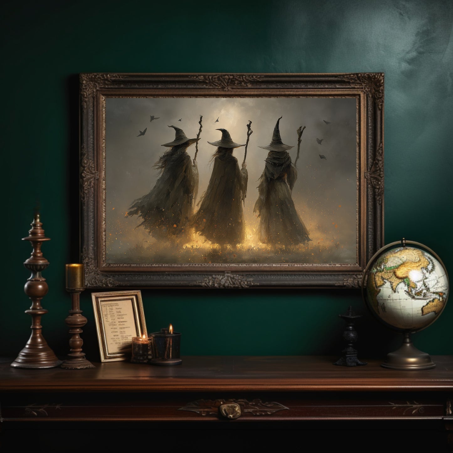 Ancient Coven Walks Through Mist