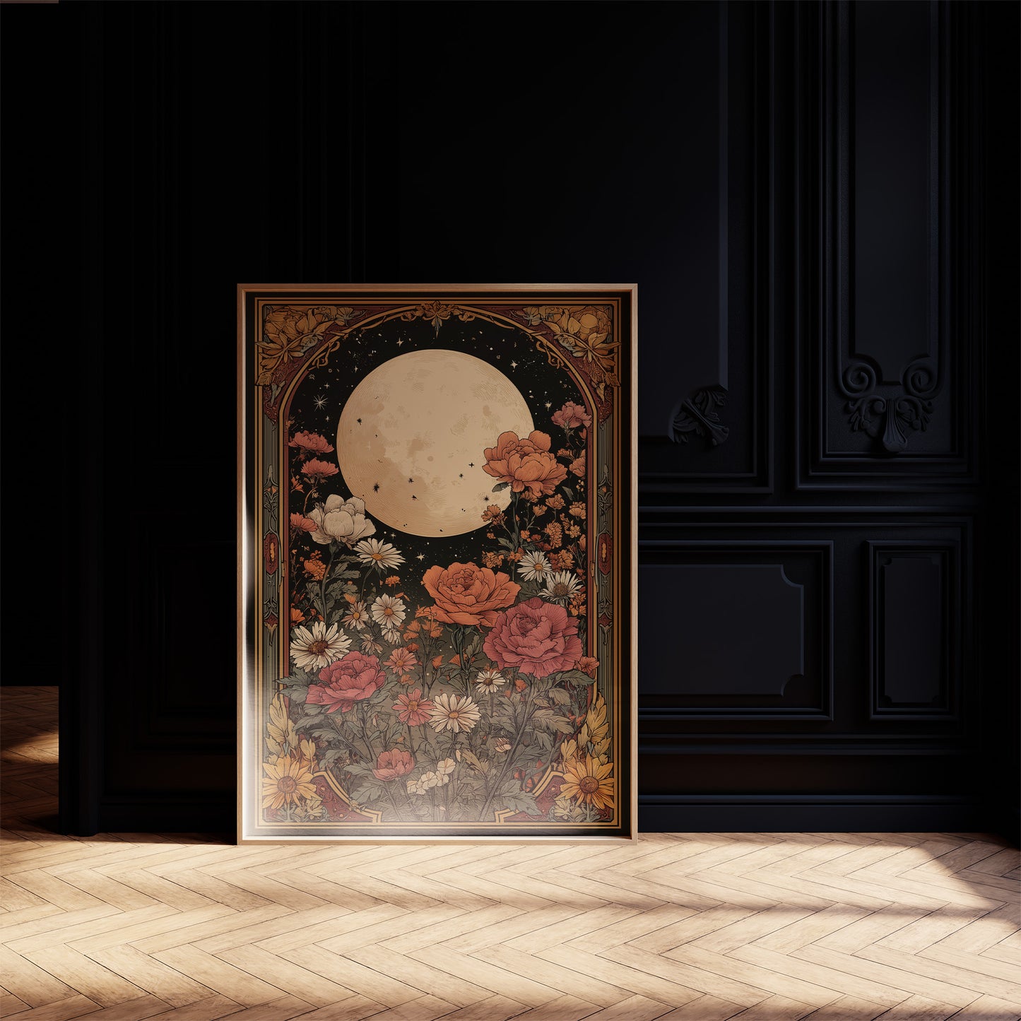 Moonlit Garden Sings Night Songs