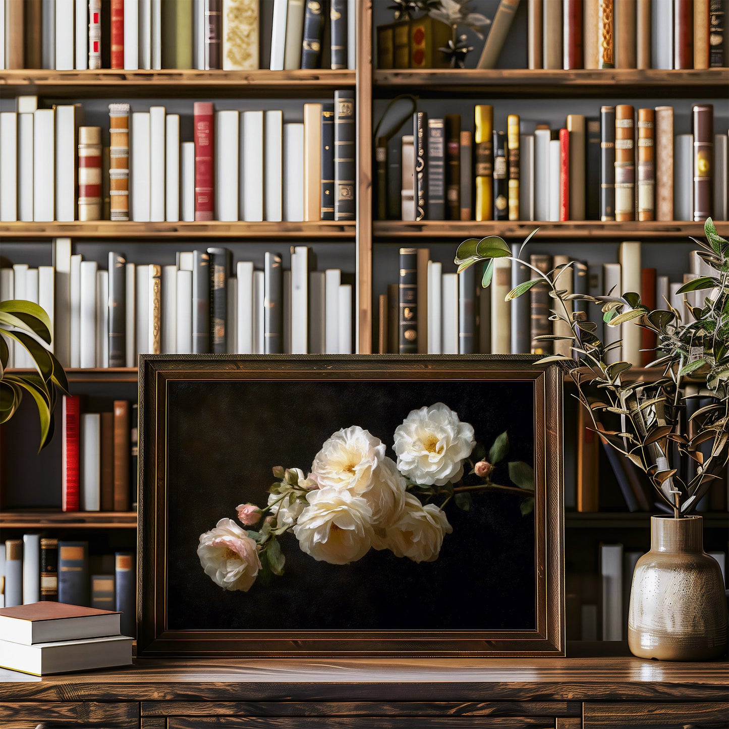 Roses Among Literary Treasures