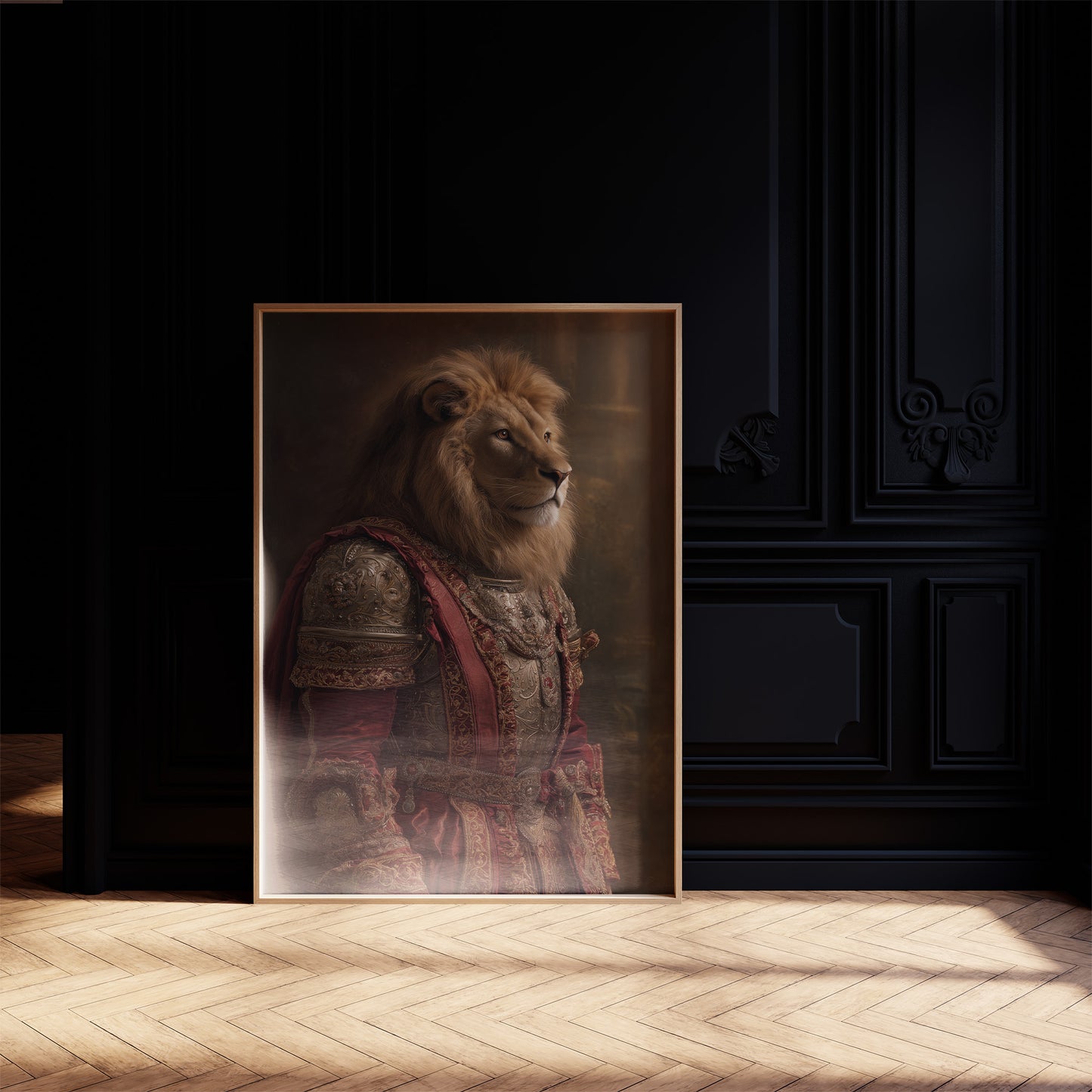 Noble Mane In Royal Attire