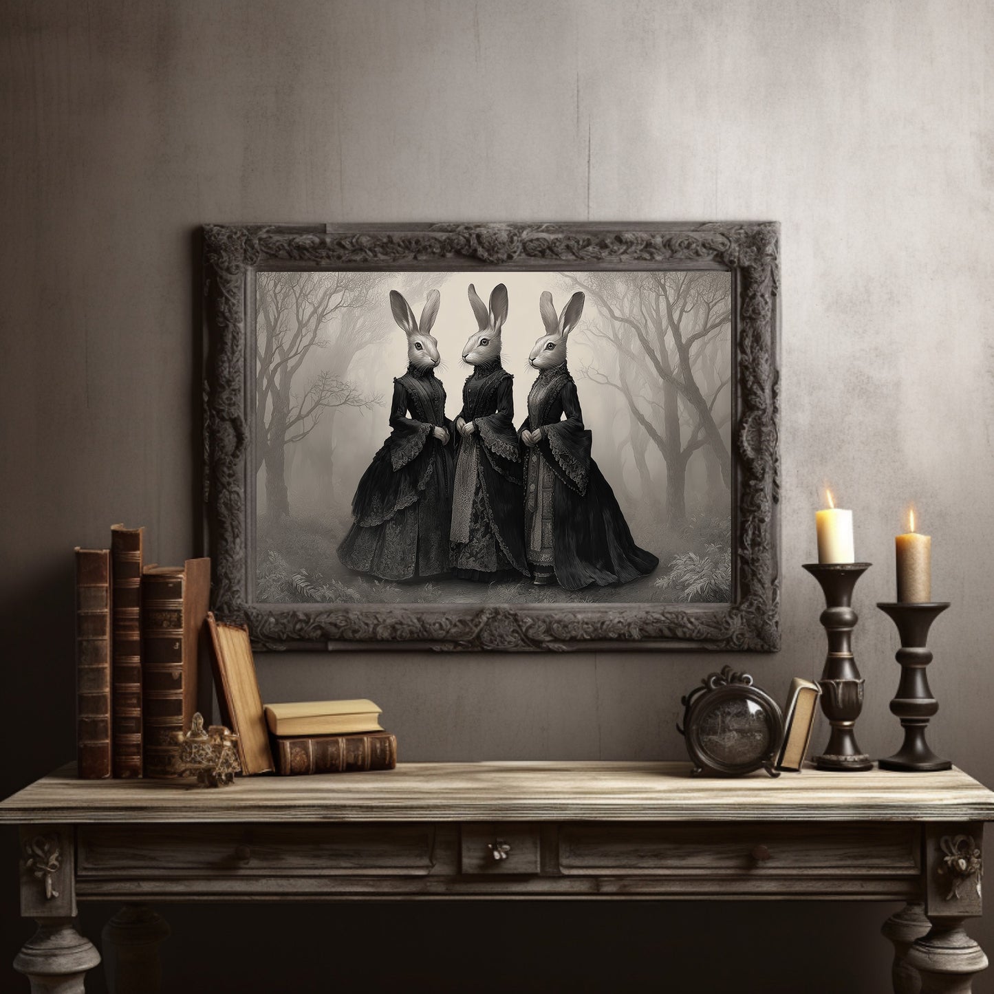 Victorian Hares Tell Forest Tales