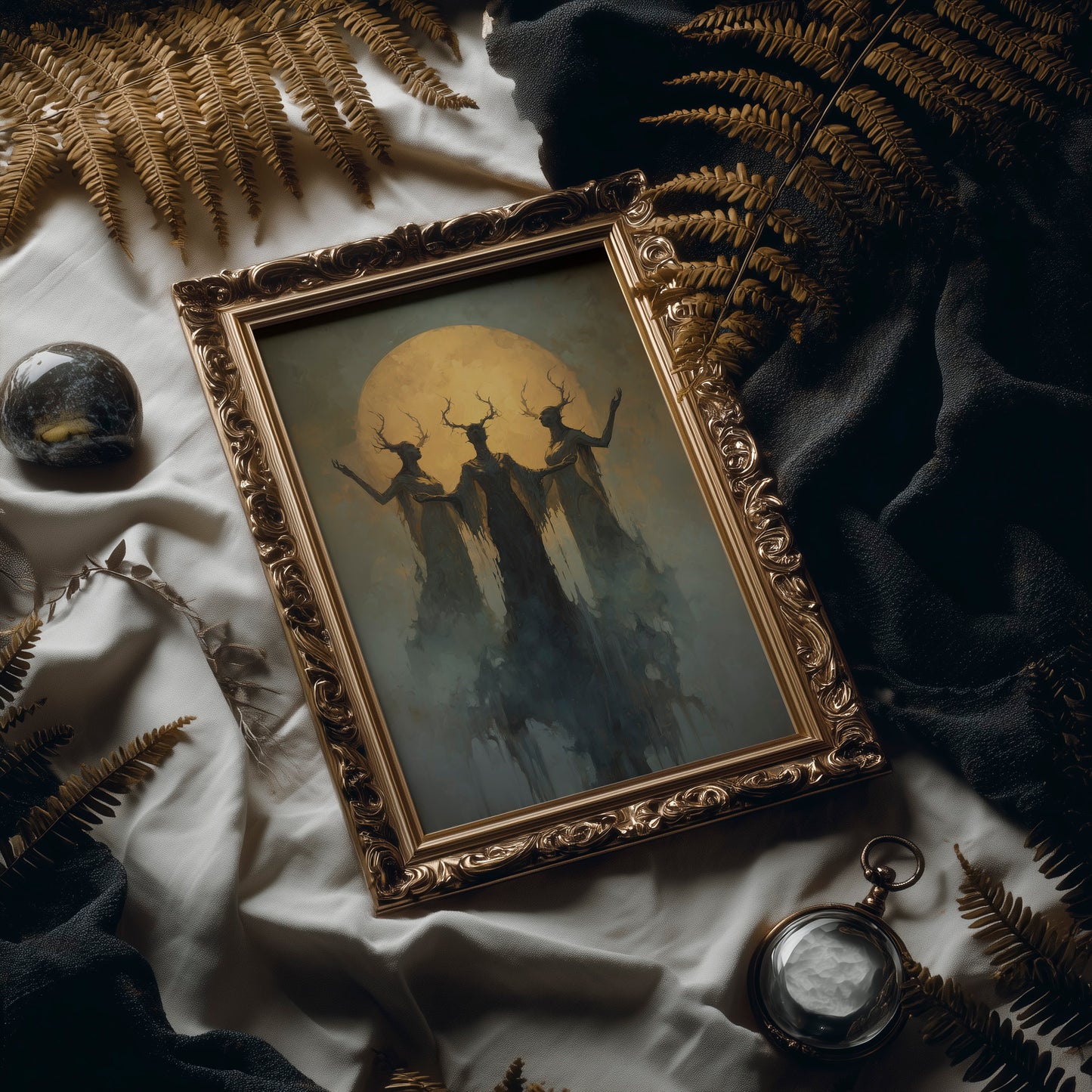 Ancient Rites Under Harvest Moon