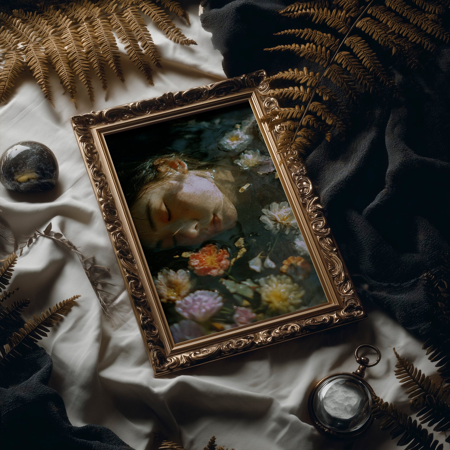 Floating Between Bloom And Sleep