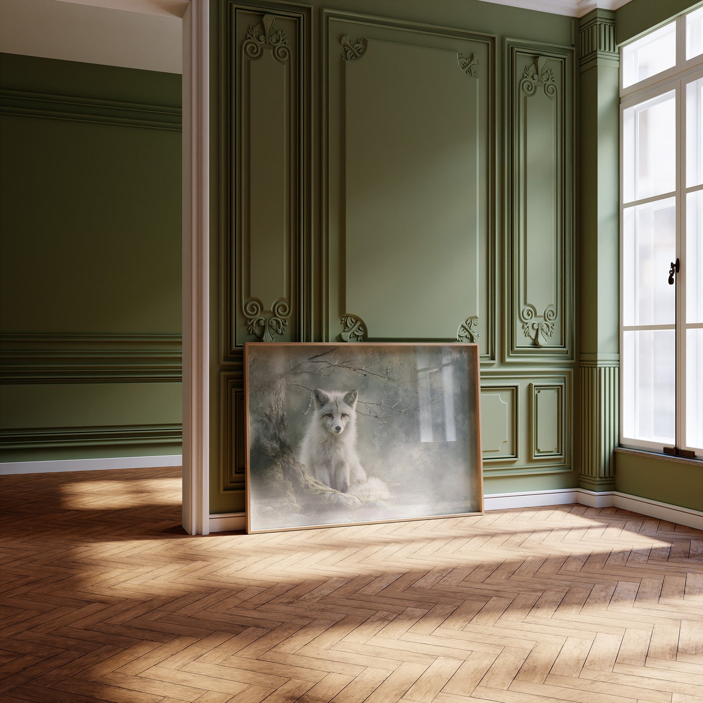 Arctic Tales Between Wooden Shelves