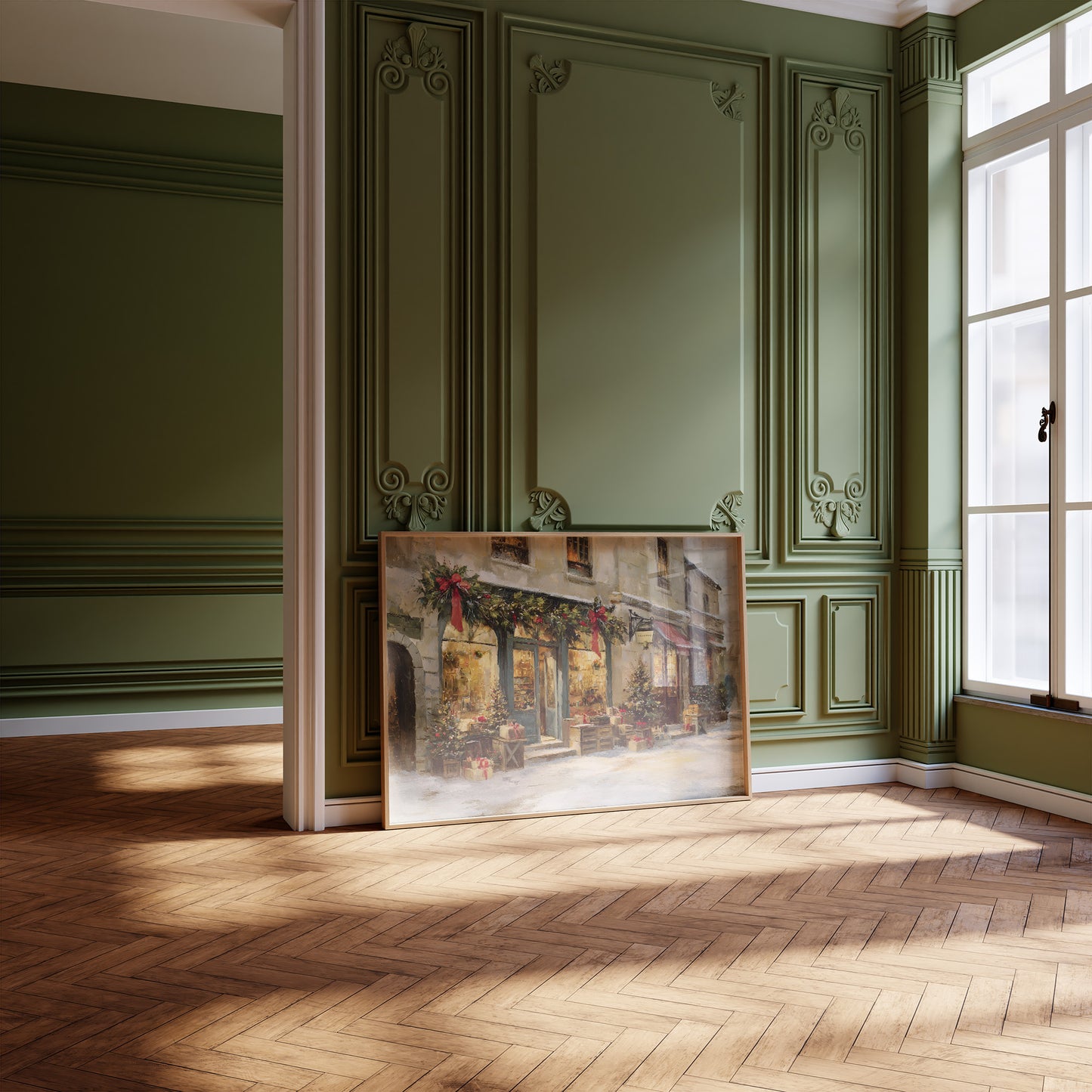 Festive Shops Await December Snow