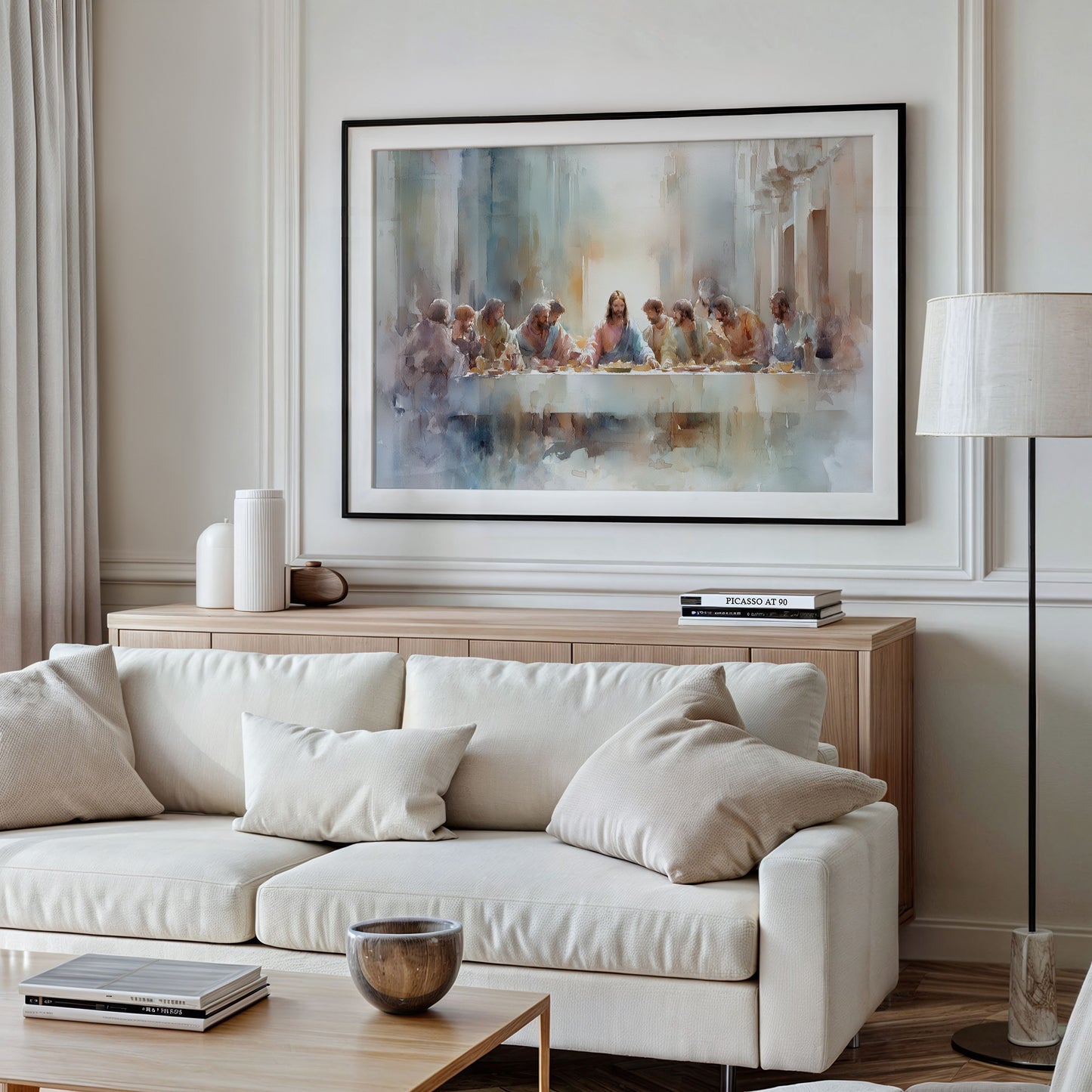 Sacred Feast In Gentle Hues