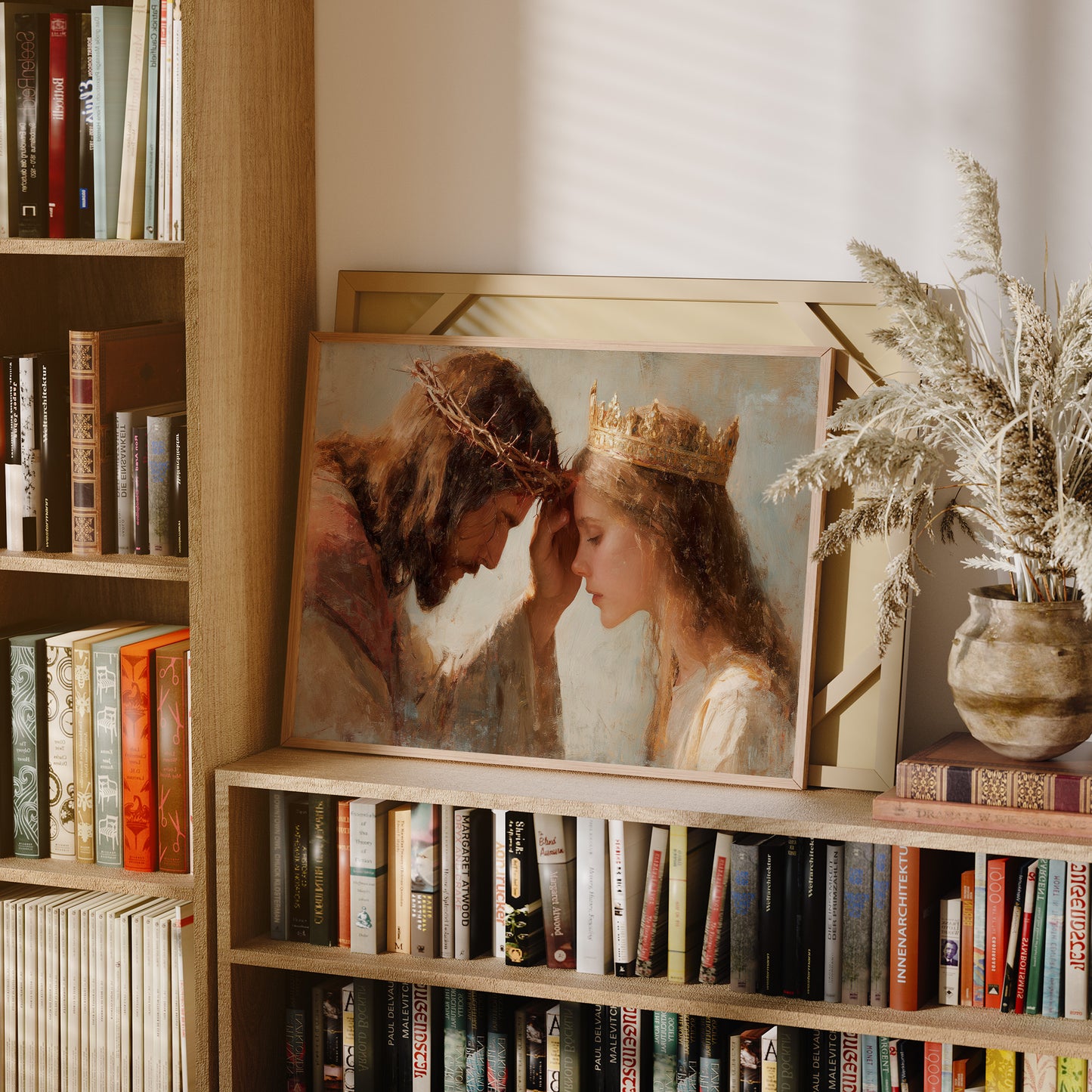 Crowns Meet In Tender Devotion