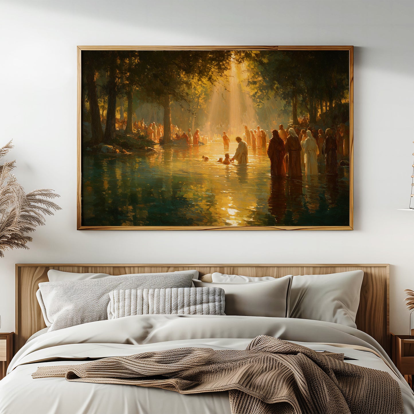 Sacred Waters Bathe Golden Light