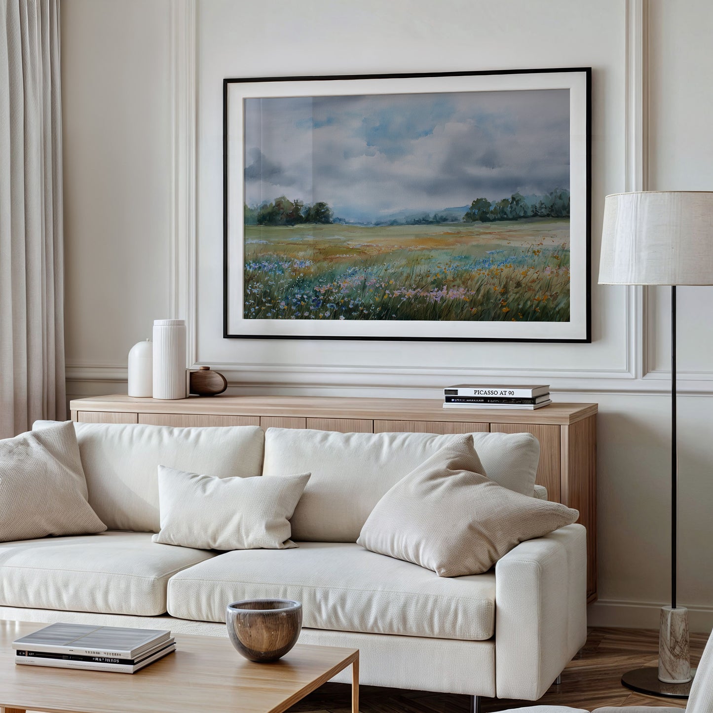 Meadow Painting Among Literary Worlds